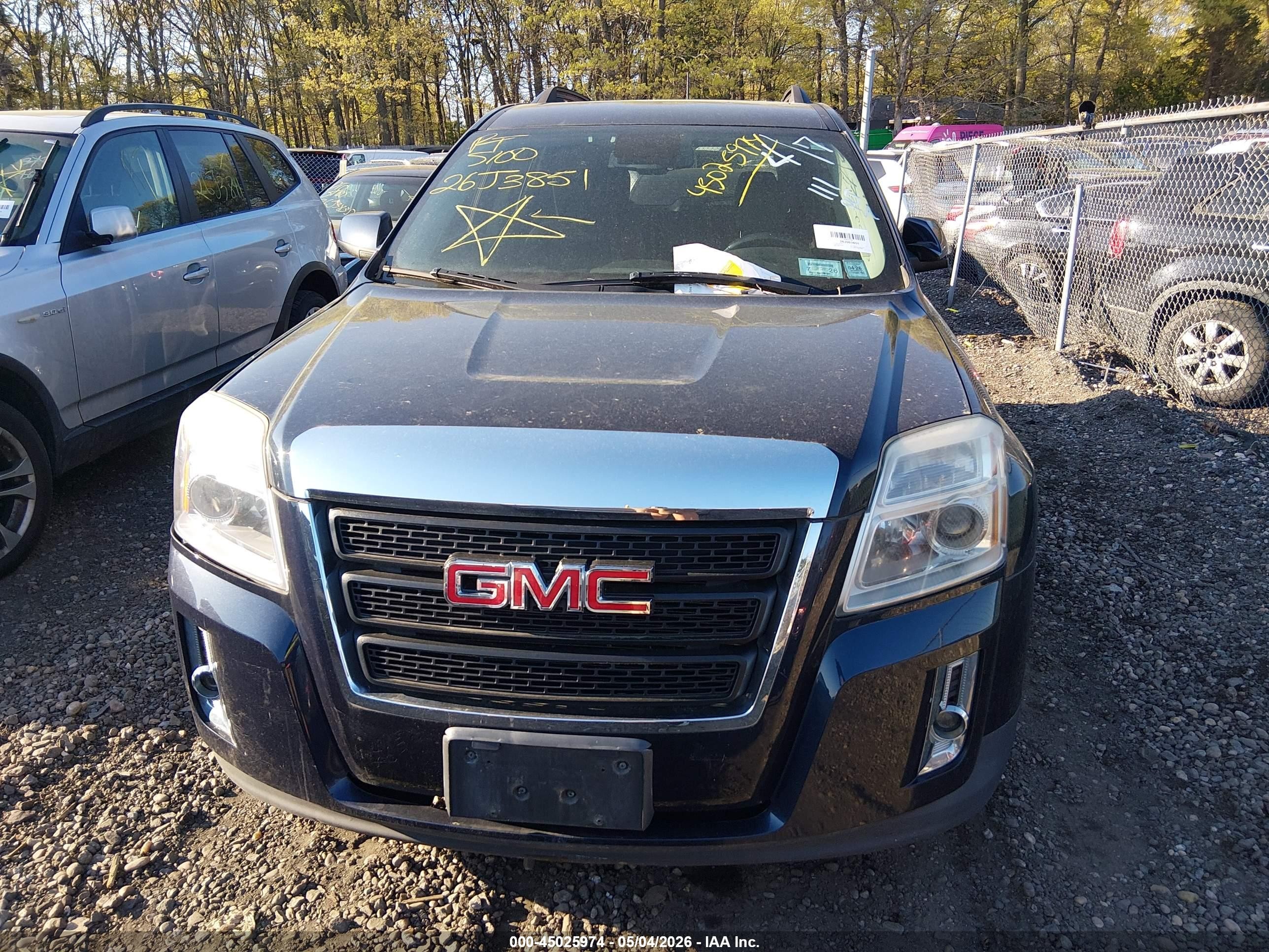 2015 Gmc Terrain Slt-1 Black vin: 2GKFLXEK0F6129493