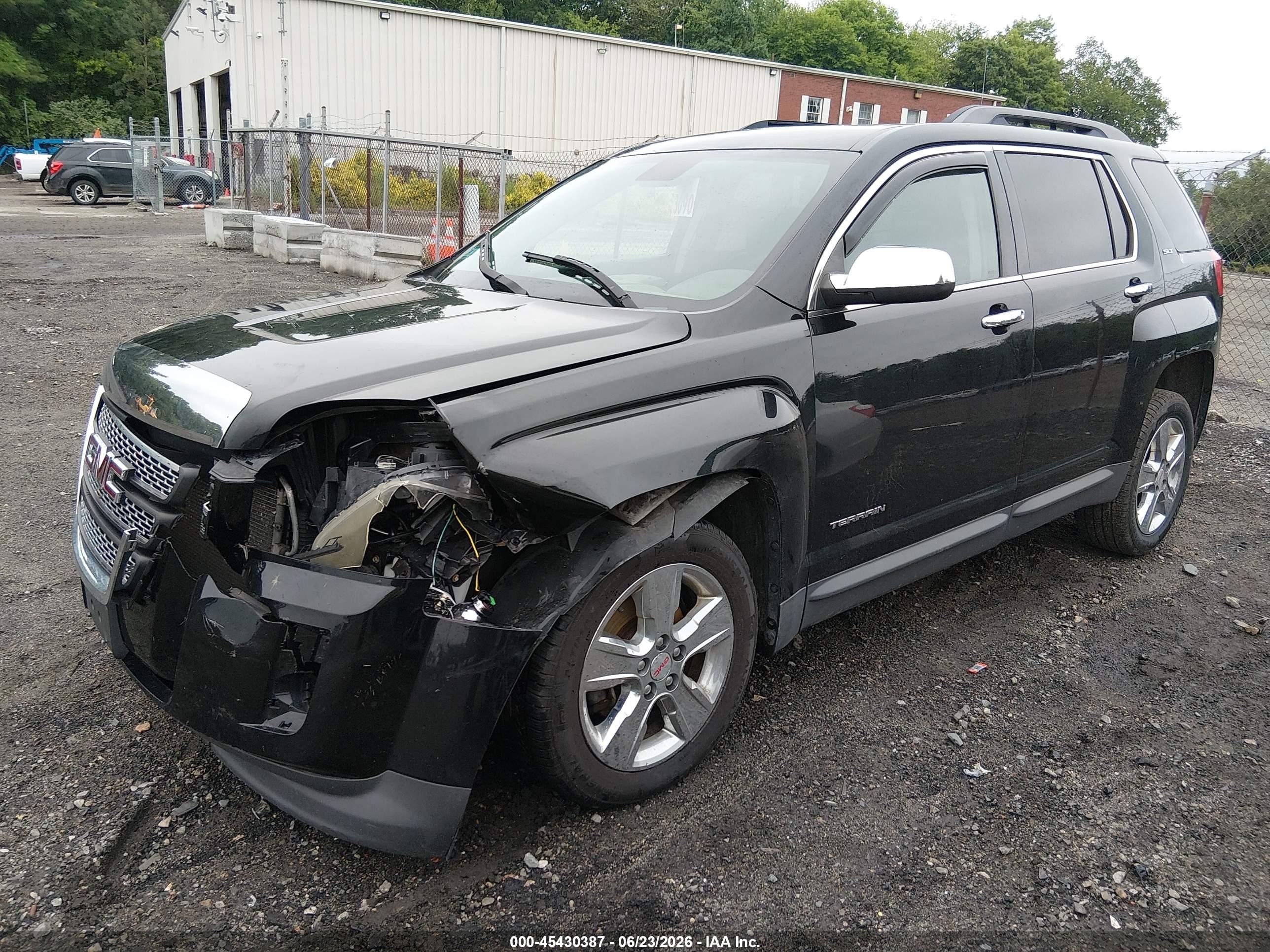 2015 Gmc Terrain Slt-1 Black vin: 2GKFLXEK0F6215063