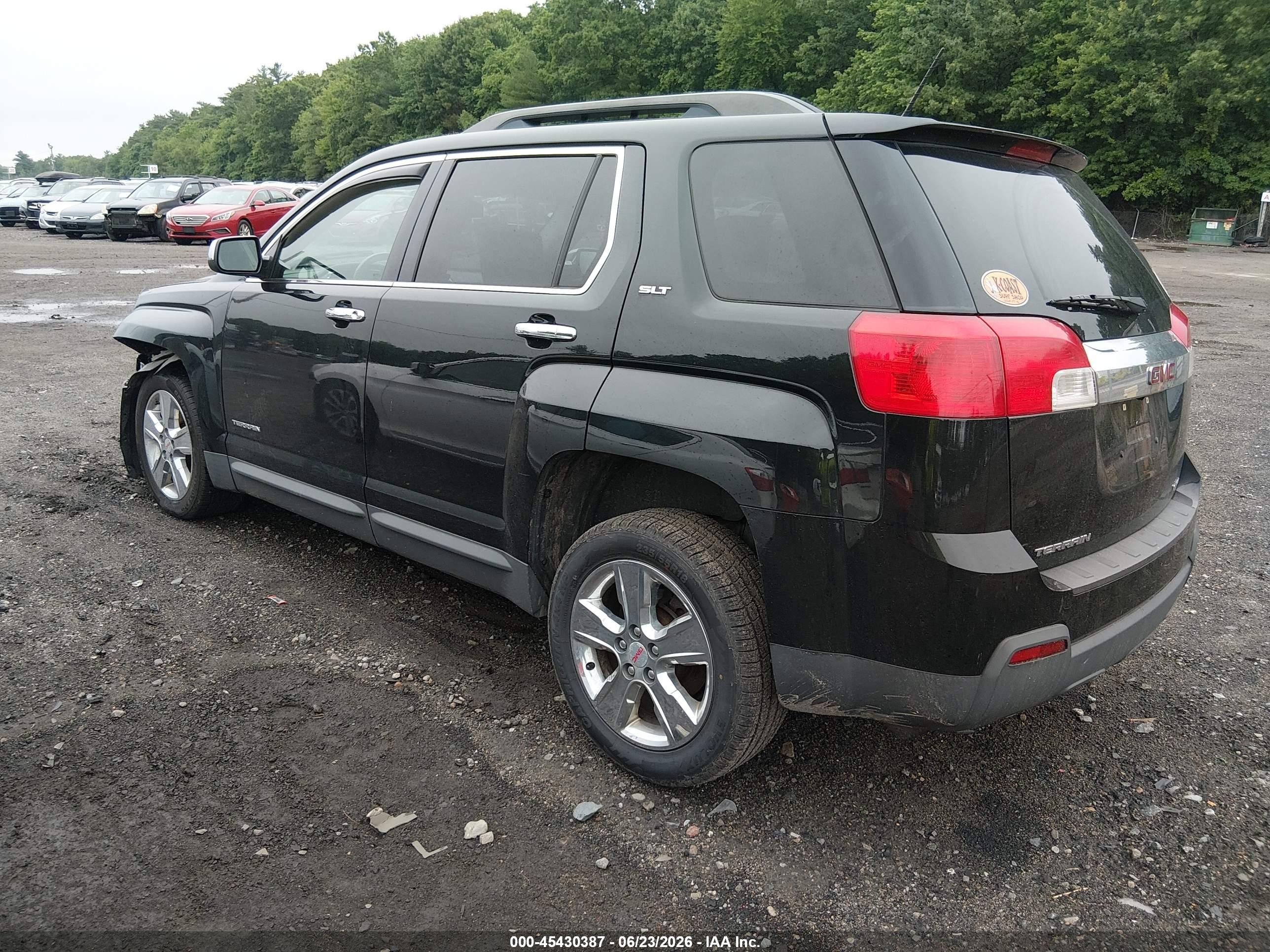2015 Gmc Terrain Slt-1 Black vin: 2GKFLXEK0F6215063