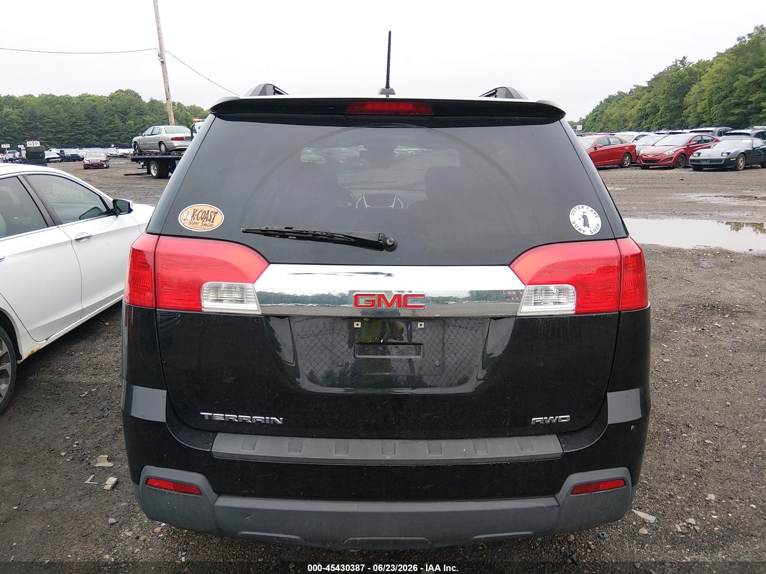 2015 Gmc Terrain Slt-1 Black vin: 2GKFLXEK0F6215063