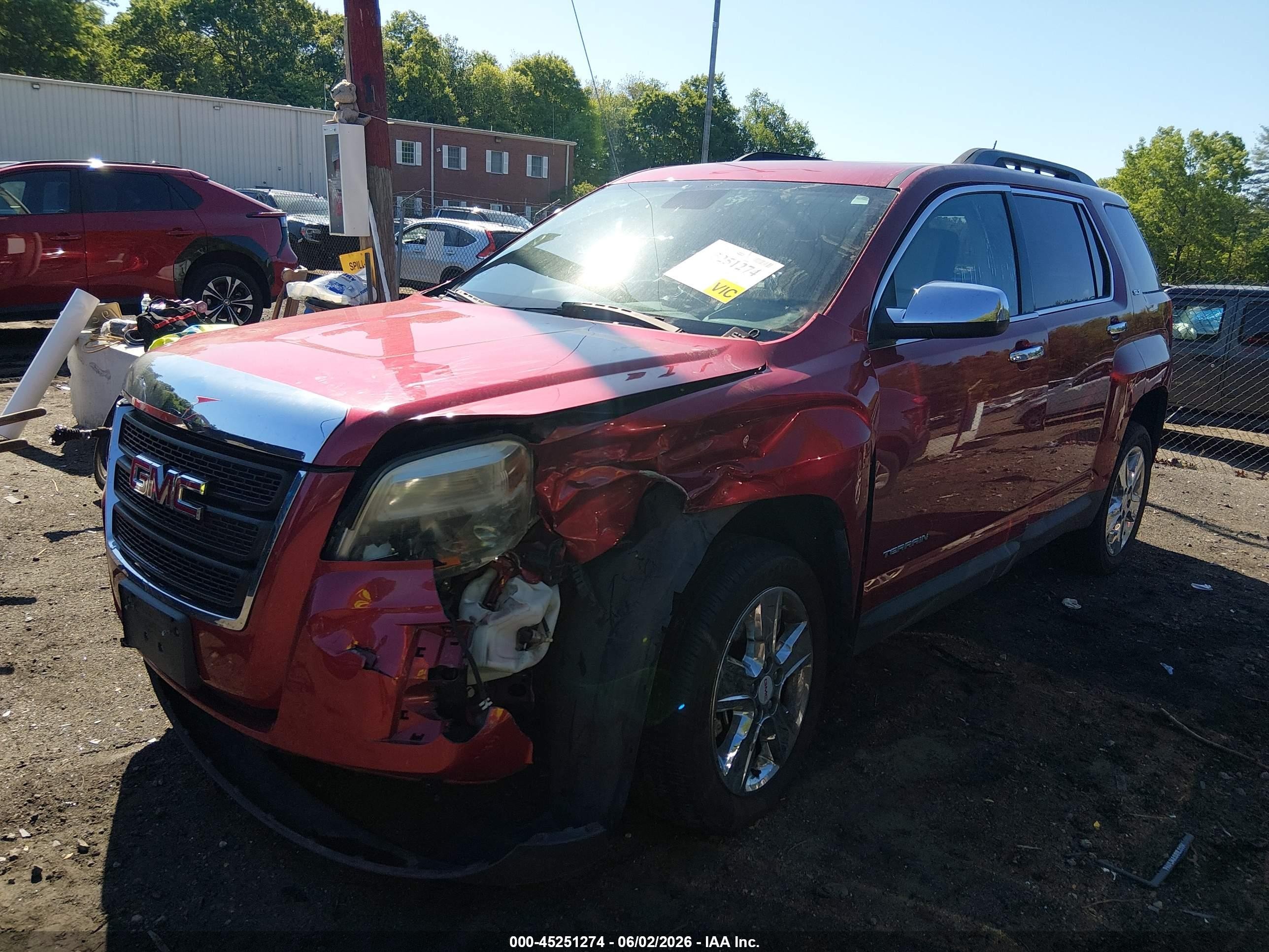 2015 Gmc Terrain Slt-1 Красный vin: 2GKFLXEK0F6295383