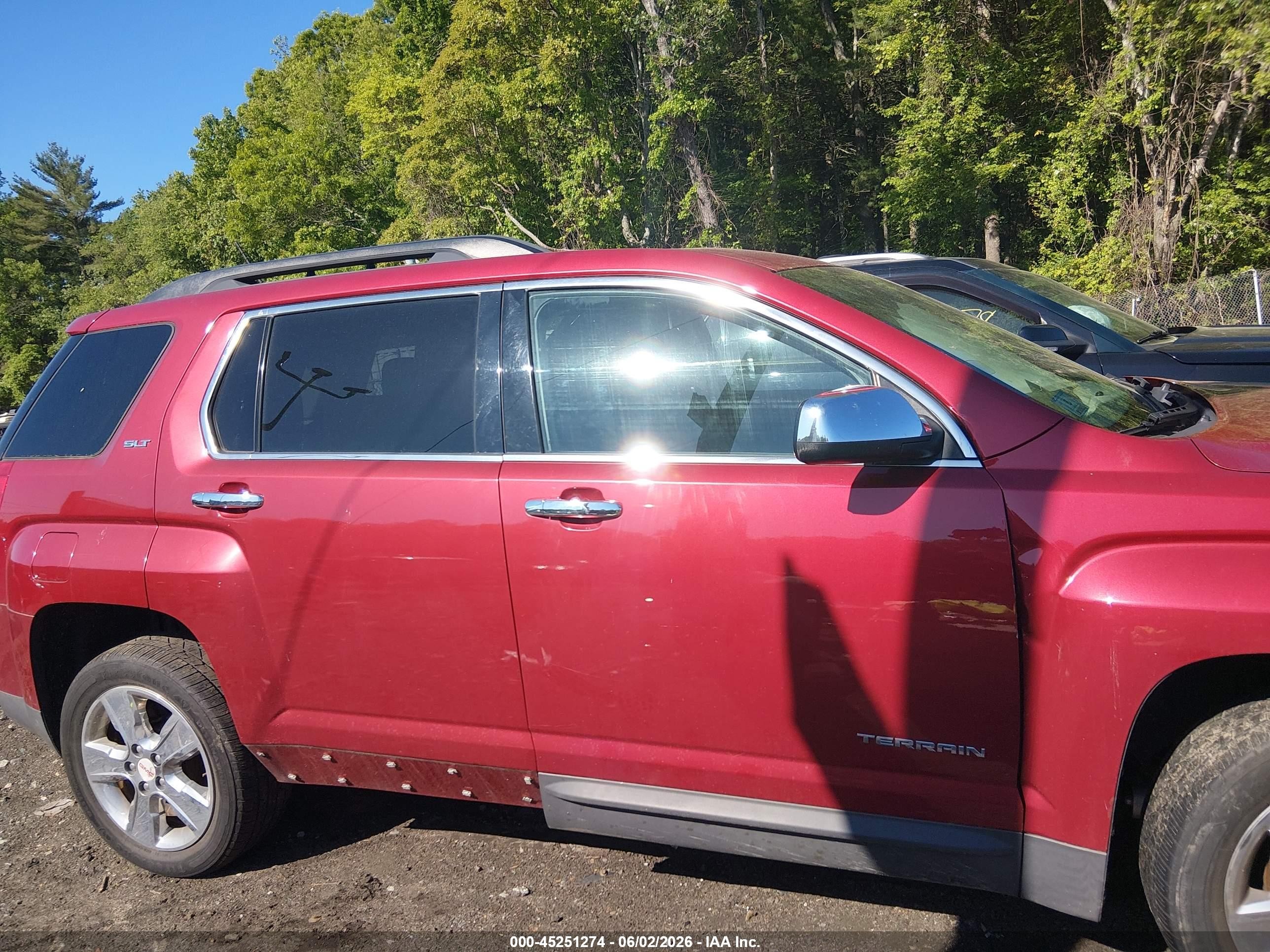 2015 Gmc Terrain Slt-1 Красный vin: 2GKFLXEK0F6295383