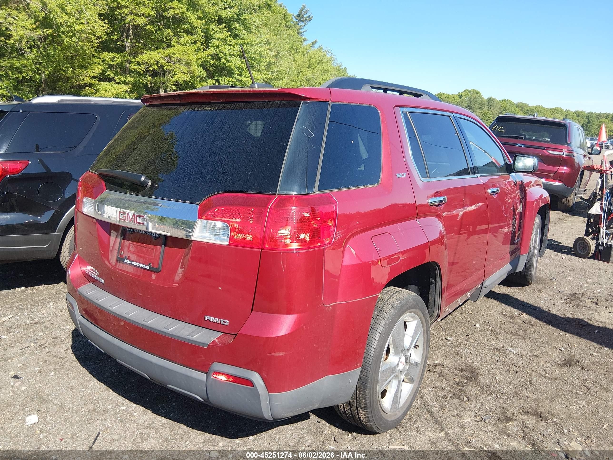 2015 Gmc Terrain Slt-1 Красный vin: 2GKFLXEK0F6295383