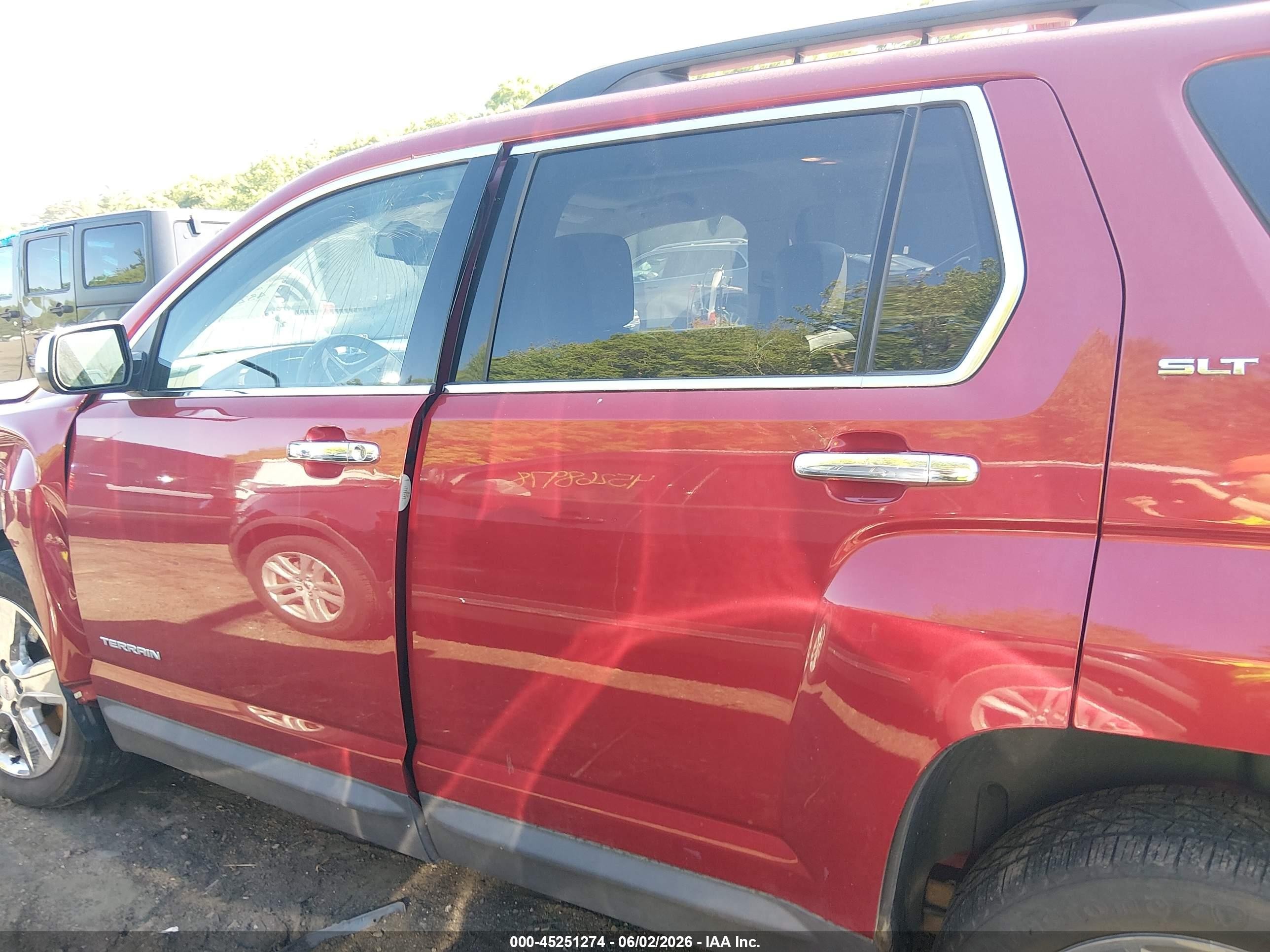 2015 Gmc Terrain Slt-1 Красный vin: 2GKFLXEK0F6295383