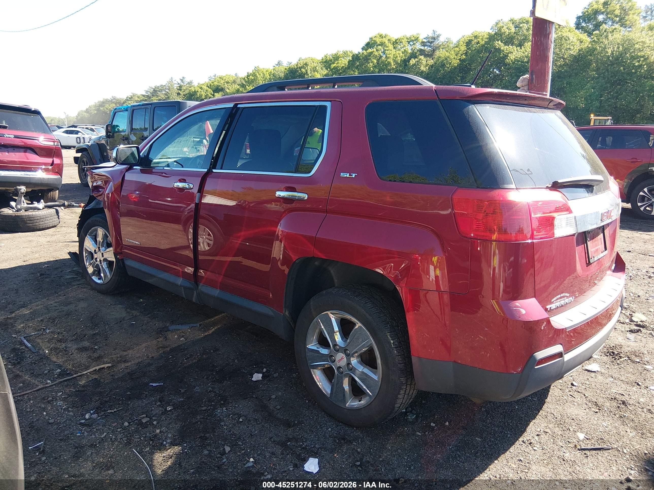 2015 Gmc Terrain Slt-1 Красный vin: 2GKFLXEK0F6295383