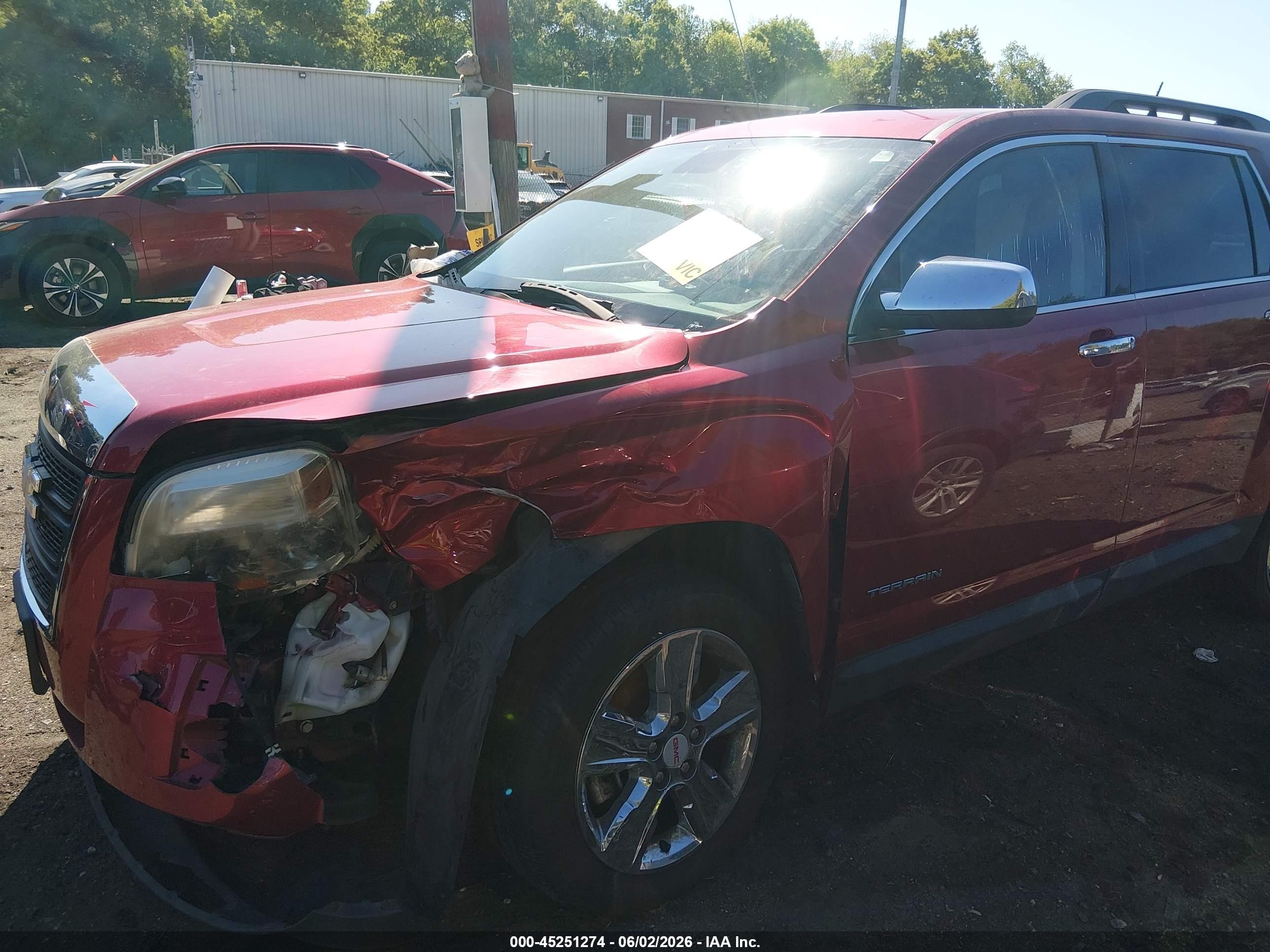 2015 Gmc Terrain Slt-1 Красный vin: 2GKFLXEK0F6295383