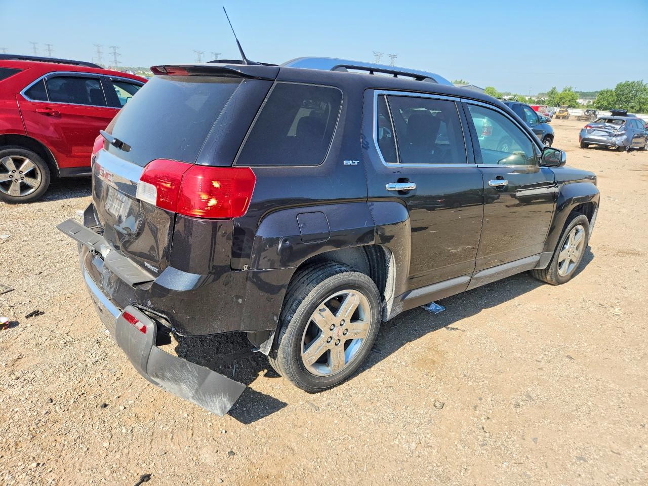 2012 Gmc Terrain Slt Черный vin: 2GKFLXEK1C6350130