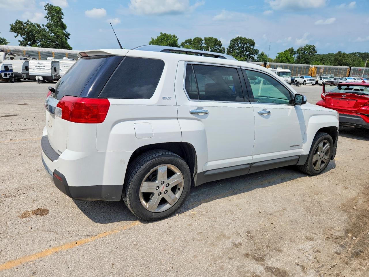 2012 Gmc Terrain Slt Белый vin: 2GKFLXEK1C6363668