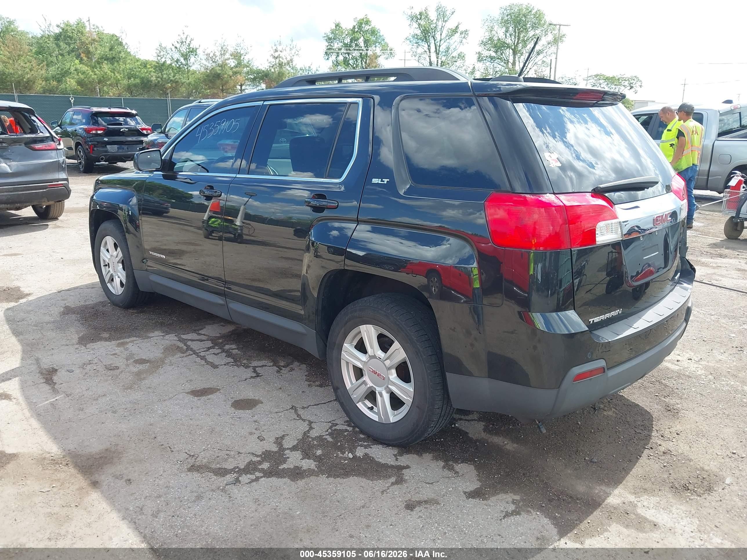 2015 Gmc Terrain Slt-1 Black vin: 2GKFLXEK1F6177312