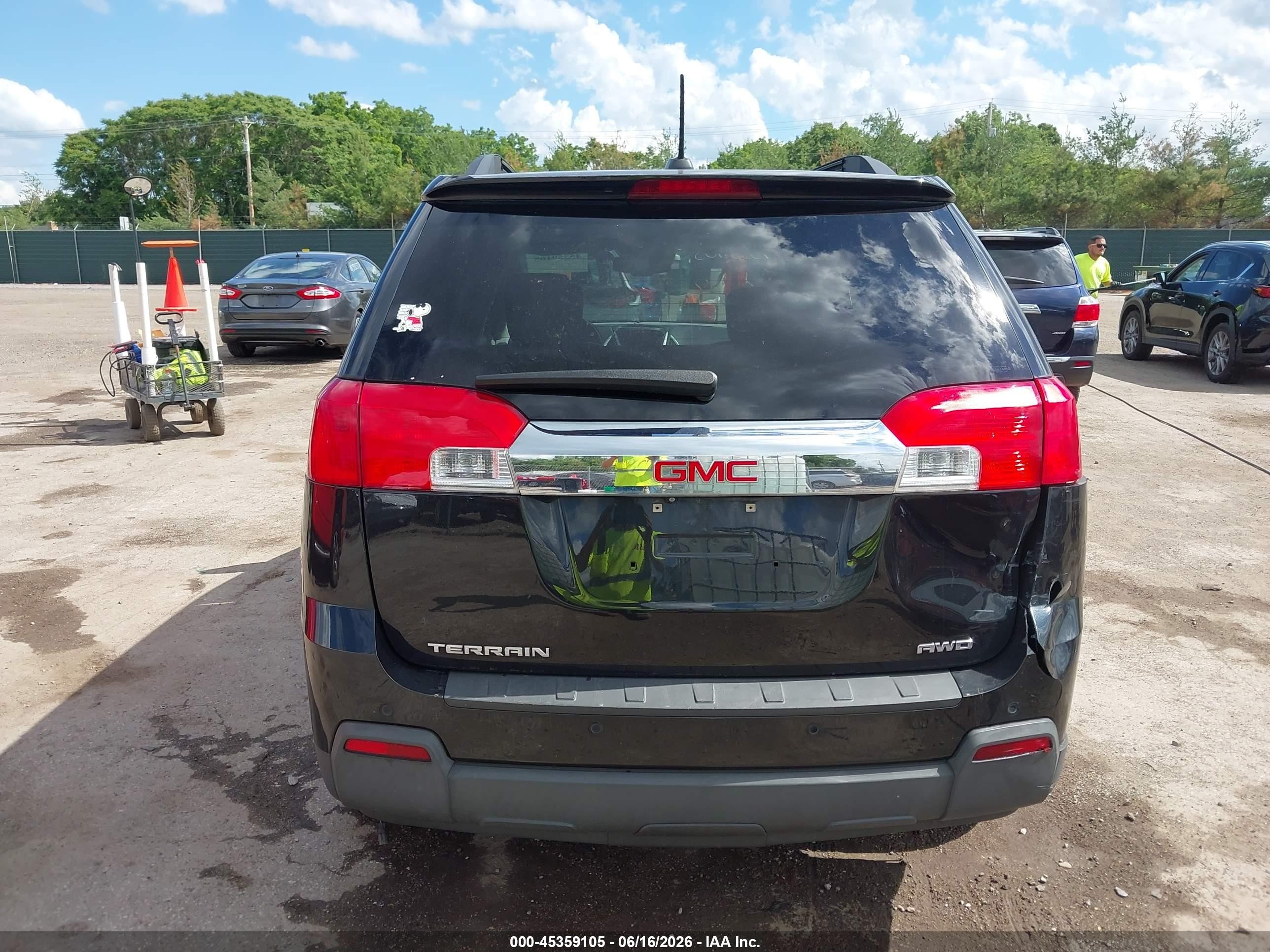 2015 Gmc Terrain Slt-1 Black vin: 2GKFLXEK1F6177312