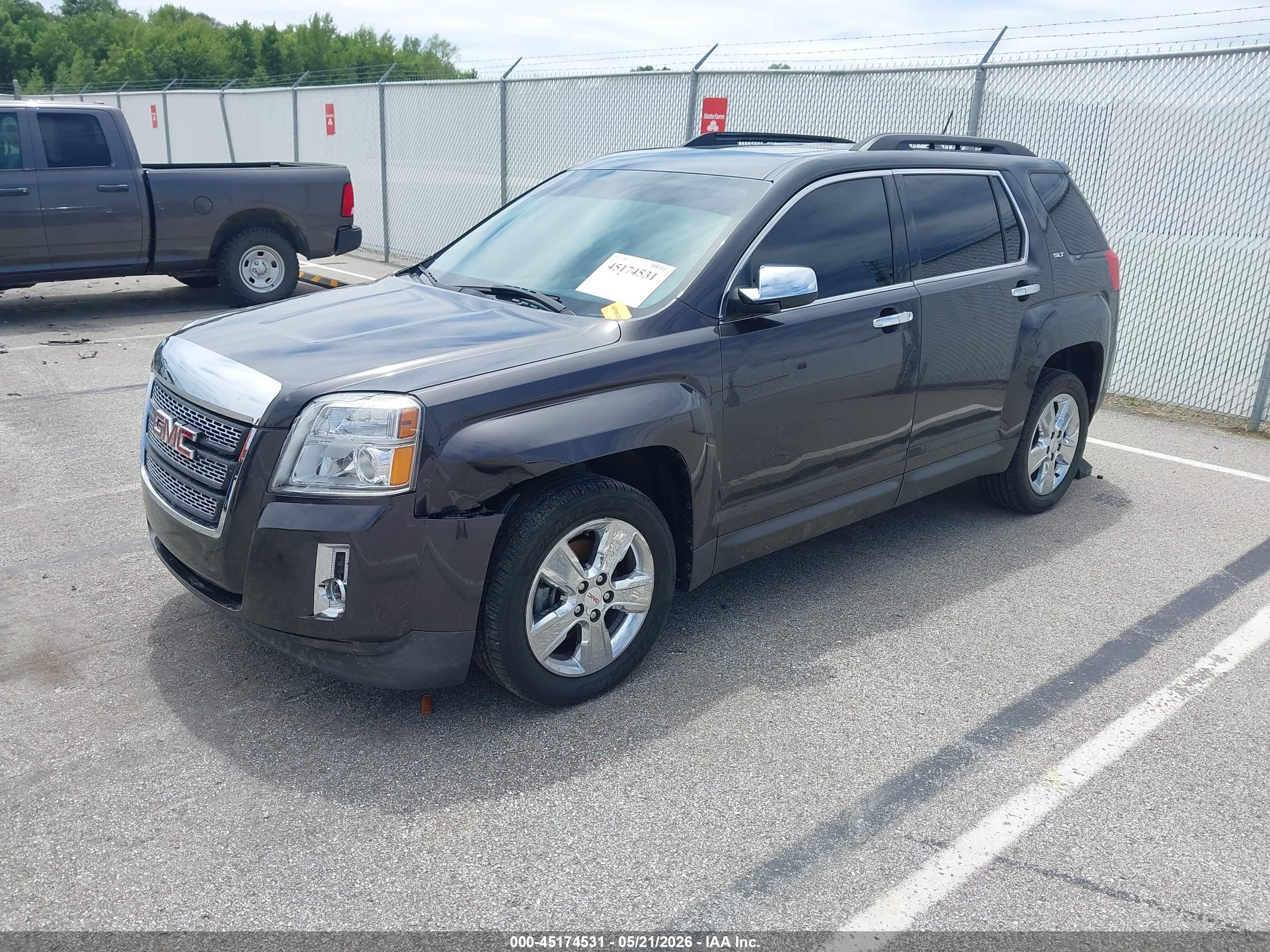 2015 Gmc Terrain Slt-1 Gray vin: 2GKFLXEK1F6223236