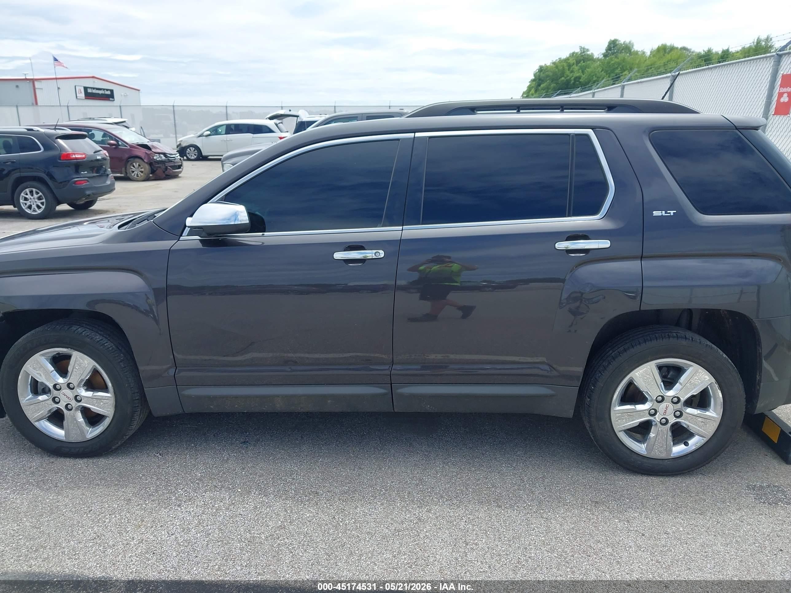 2015 Gmc Terrain Slt-1 Gray vin: 2GKFLXEK1F6223236