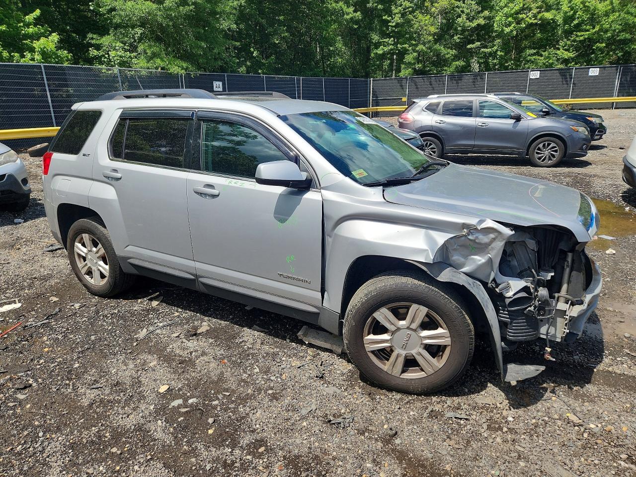 2015 Gmc Terrain Серебряный vin: 2GKFLXEK1F6355557
