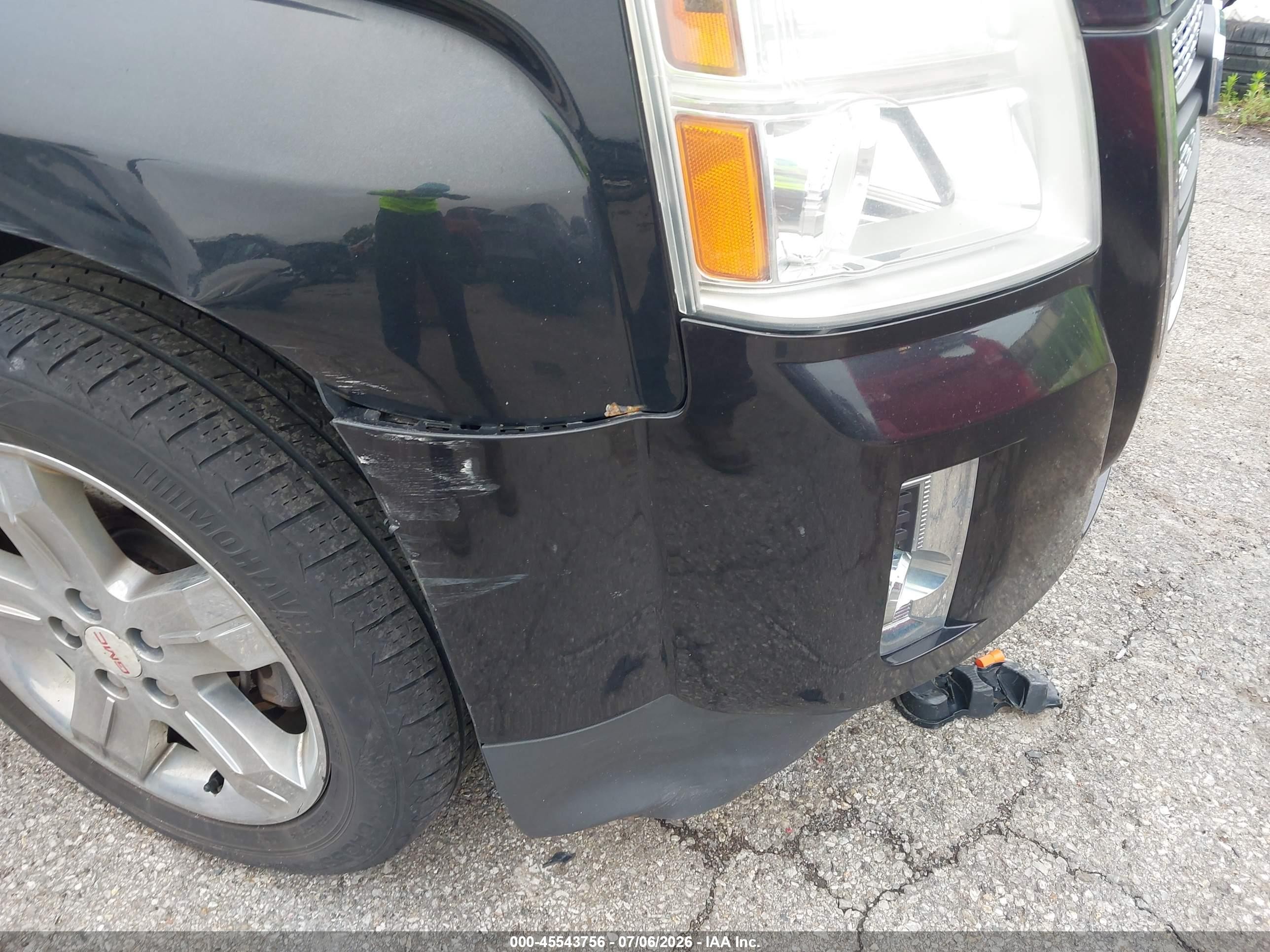 2013 Gmc Terrain Slt-2 Black vin: 2GKFLXEK2D6292806