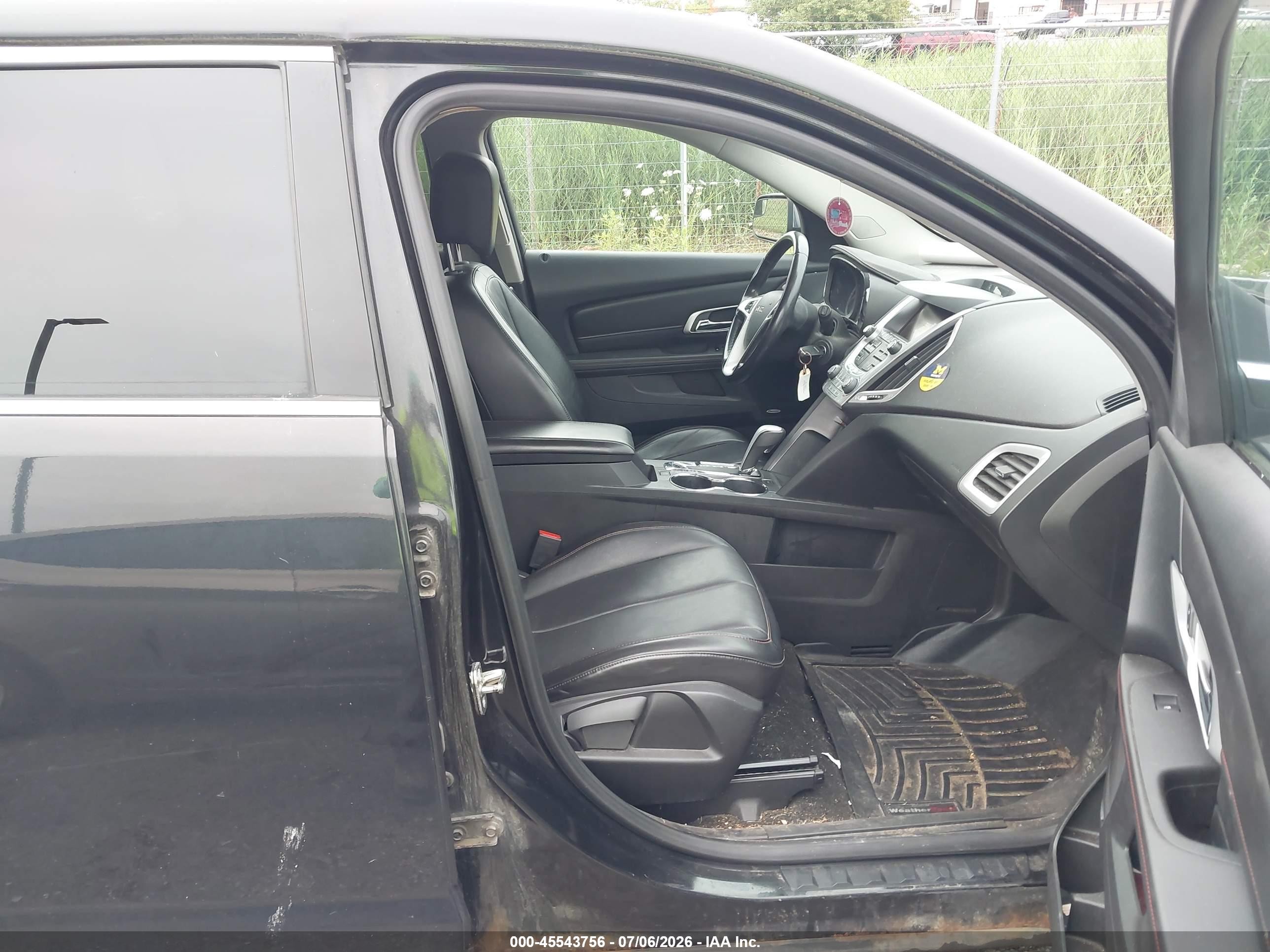 2013 Gmc Terrain Slt-2 Black vin: 2GKFLXEK2D6292806