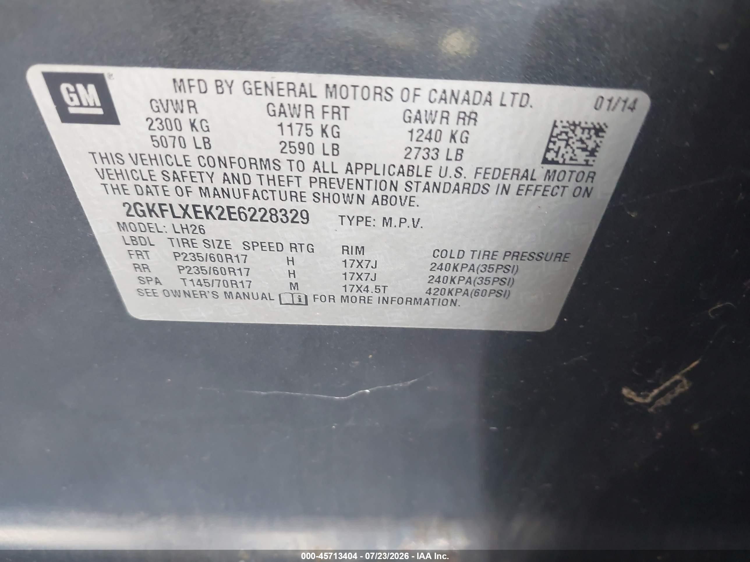 2014 Gmc Terrain Slt-1 Gray vin: 2GKFLXEK2E6228329