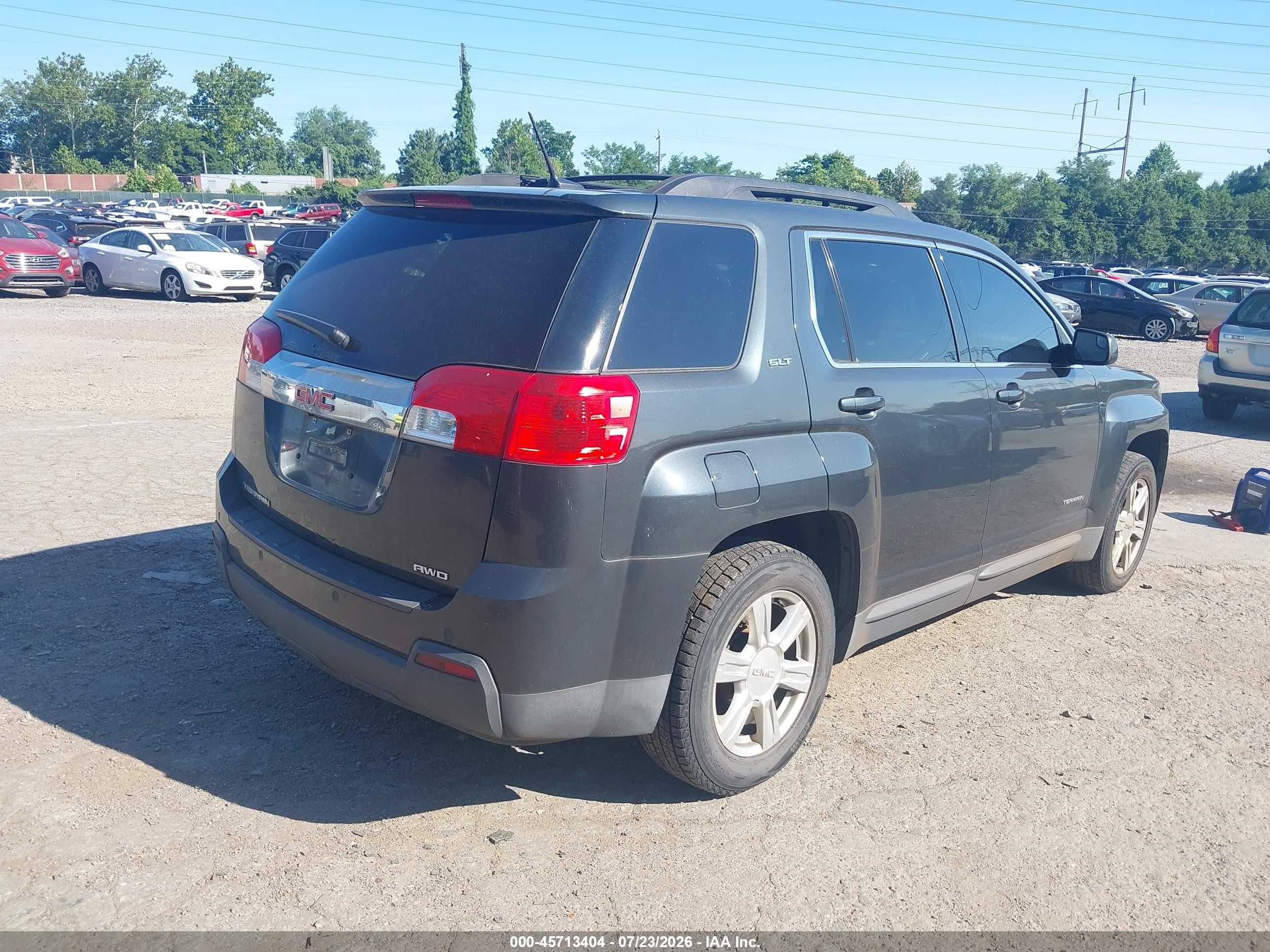 2014 Gmc Terrain Slt-1 Gray vin: 2GKFLXEK2E6228329