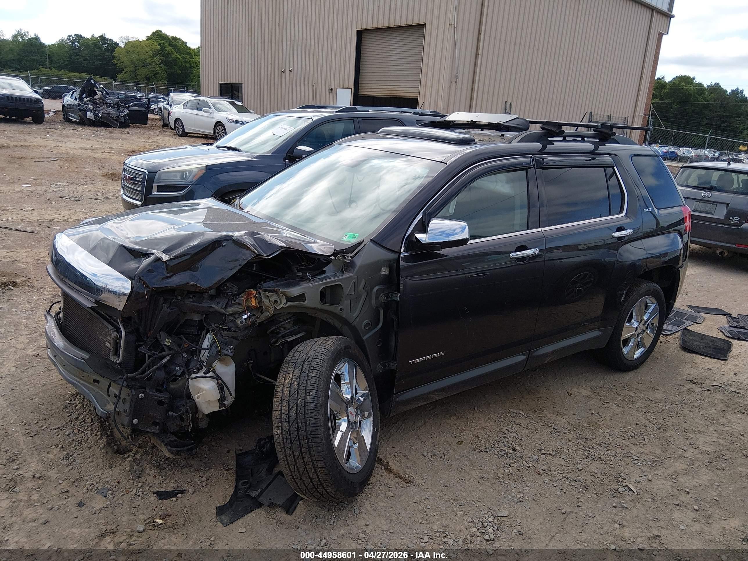 2014 Gmc Terrain Slt-1 Black vin: 2GKFLXEK2E6383494