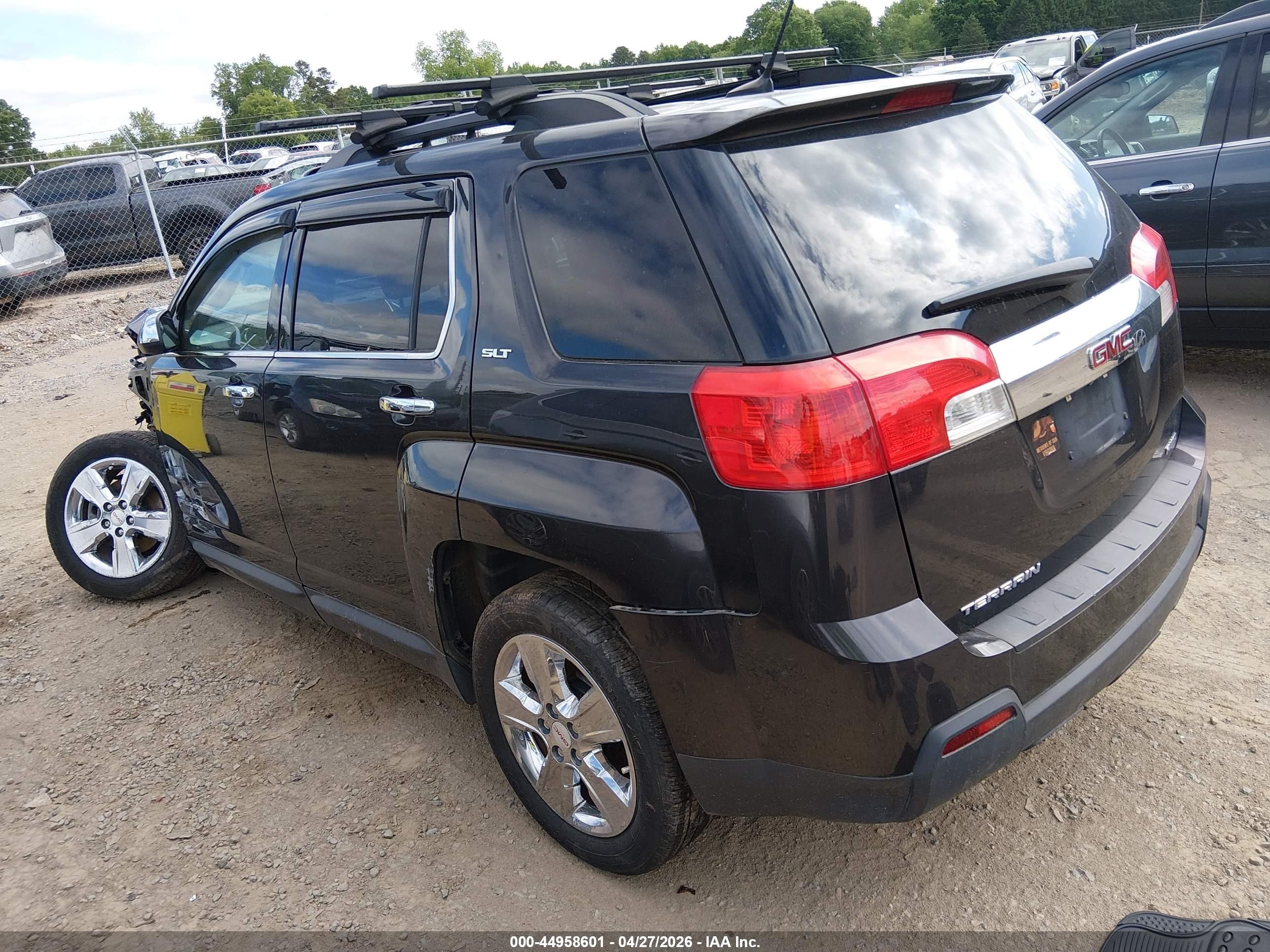 2014 Gmc Terrain Slt-1 Black vin: 2GKFLXEK2E6383494