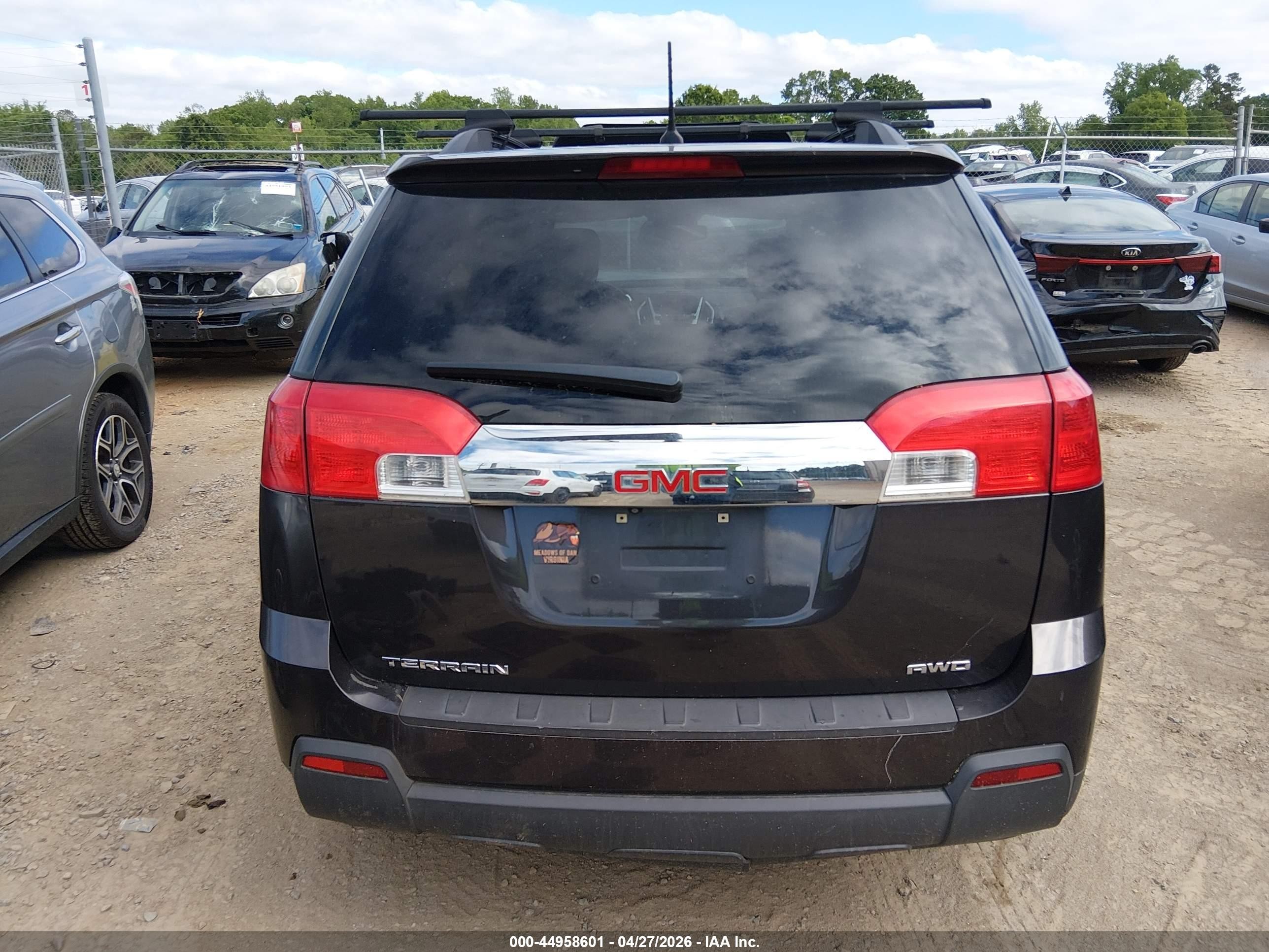 2014 Gmc Terrain Slt-1 Black vin: 2GKFLXEK2E6383494