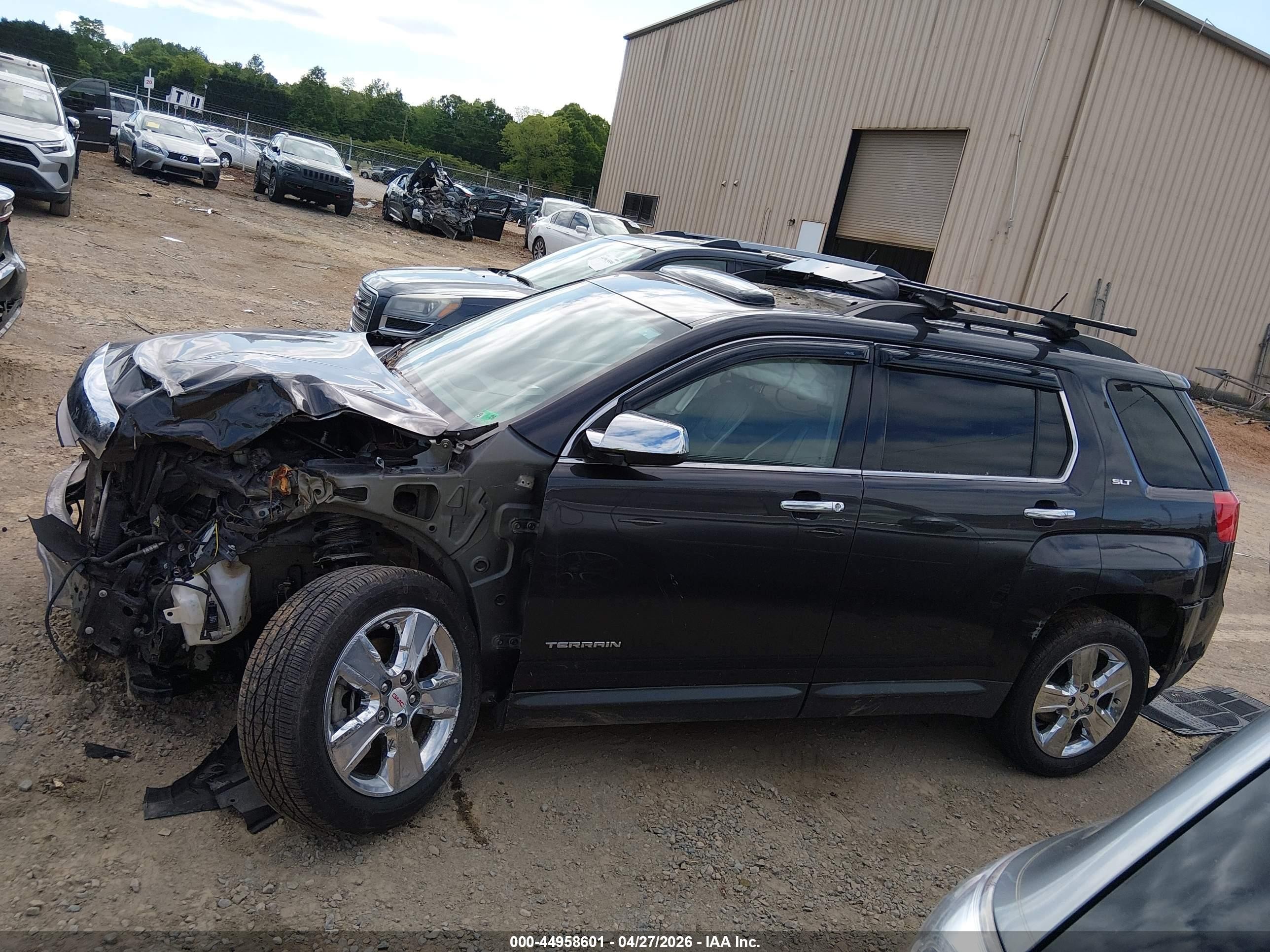 2014 Gmc Terrain Slt-1 Black vin: 2GKFLXEK2E6383494
