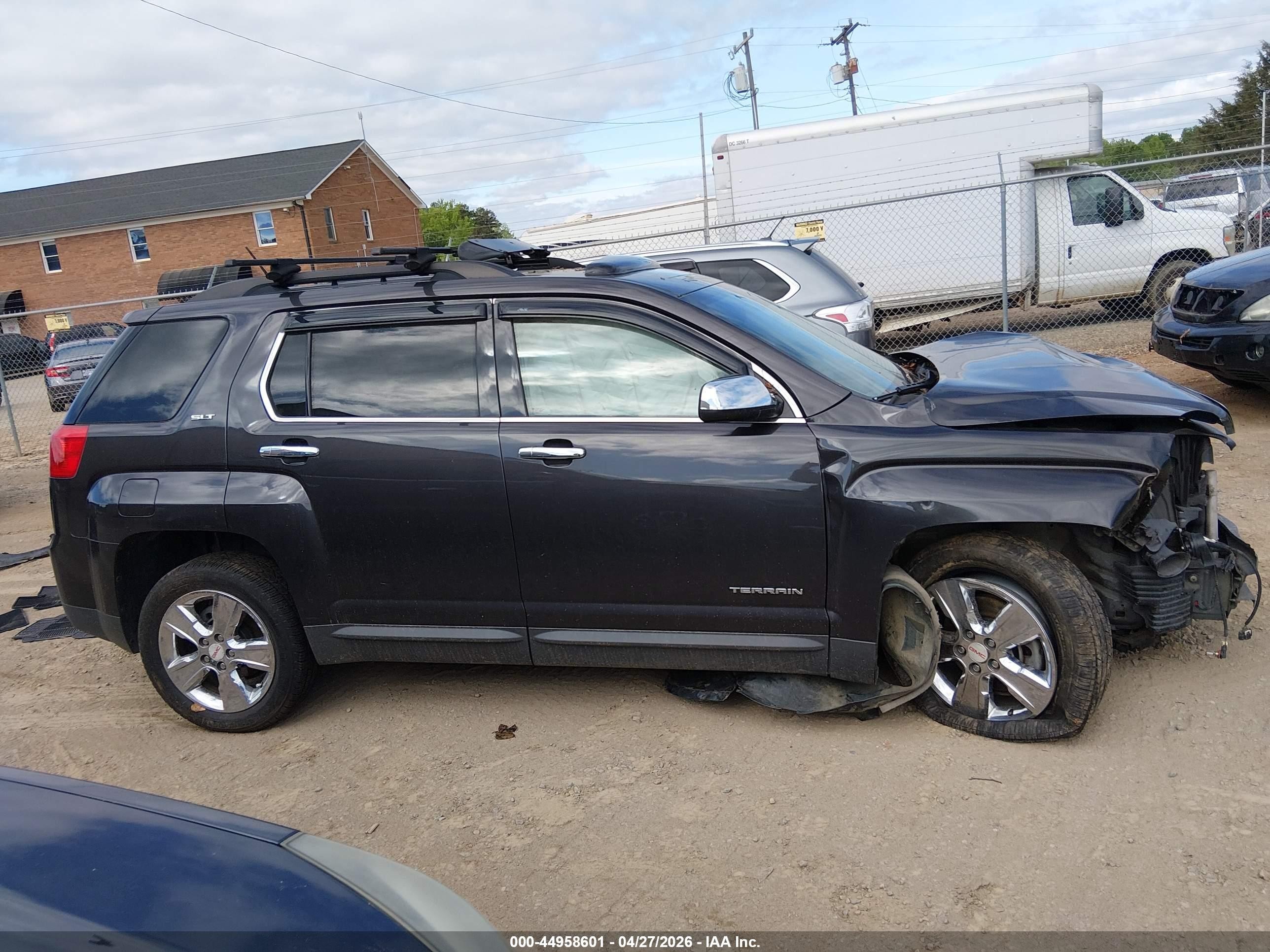 2014 Gmc Terrain Slt-1 Black vin: 2GKFLXEK2E6383494