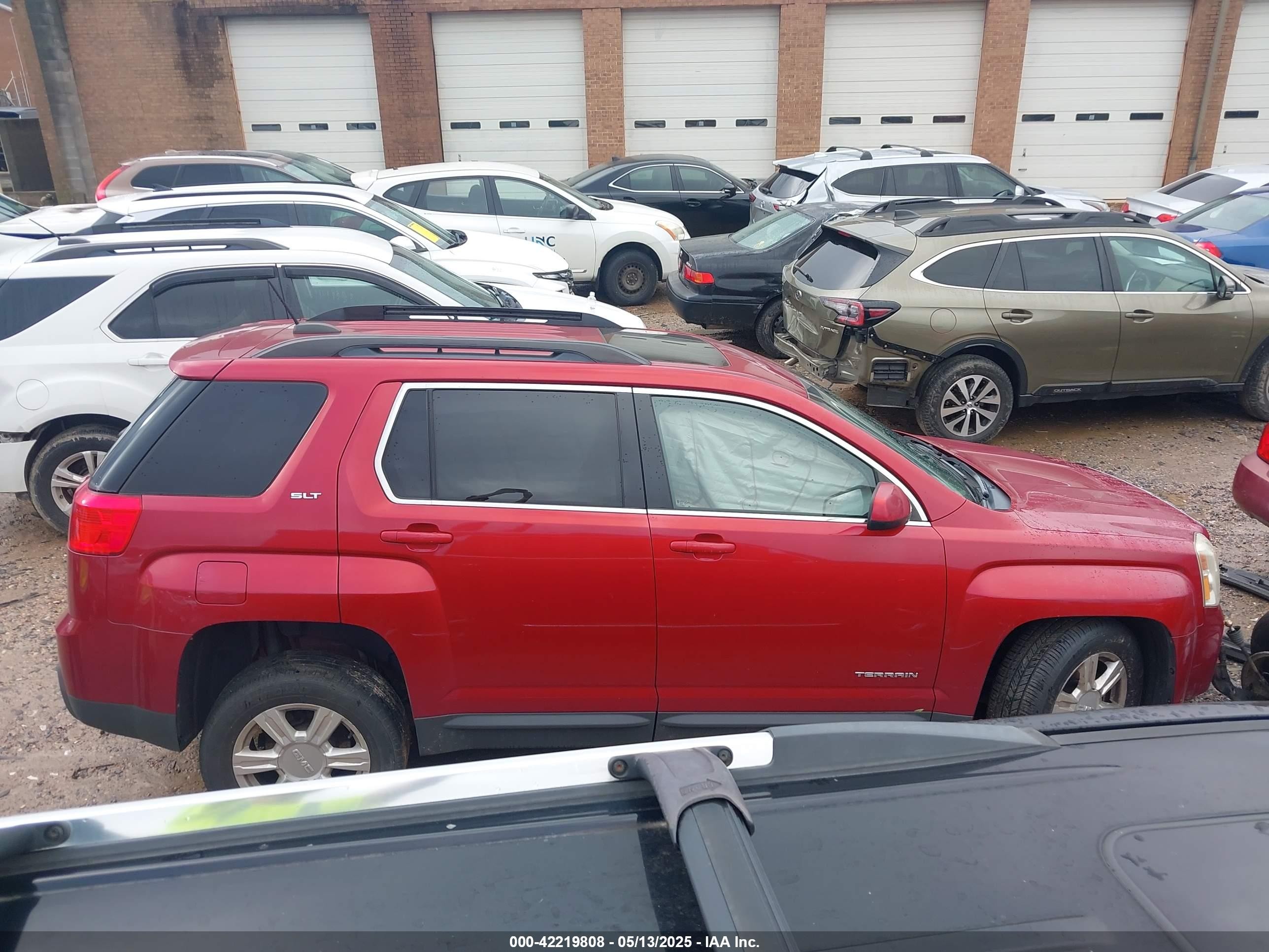 2015 Gmc Terrain Slt-1 Red vin: 2GKFLXEK2F6175665