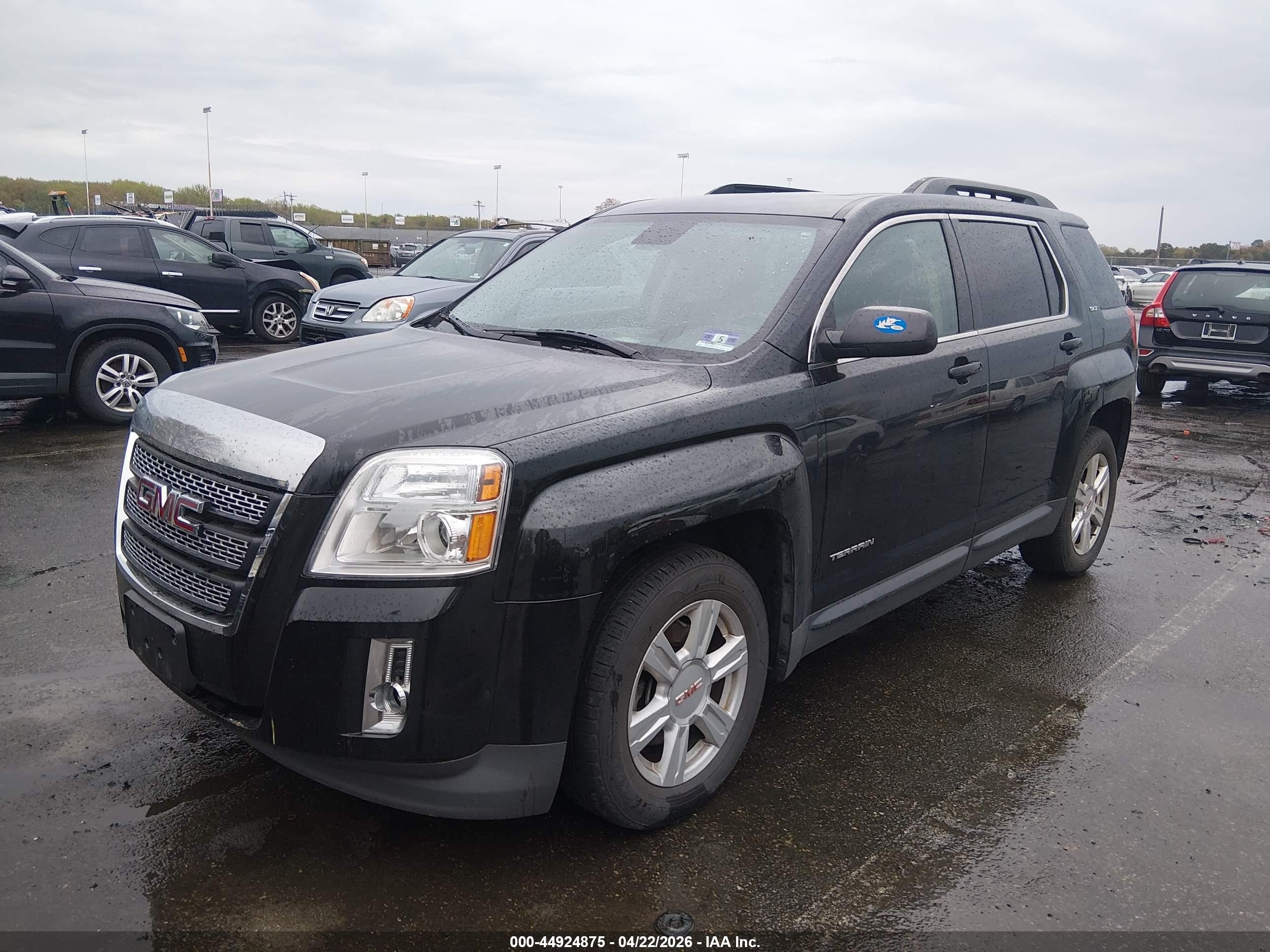 2015 Gmc Terrain Slt-1 Black vin: 2GKFLXEK2F6364218