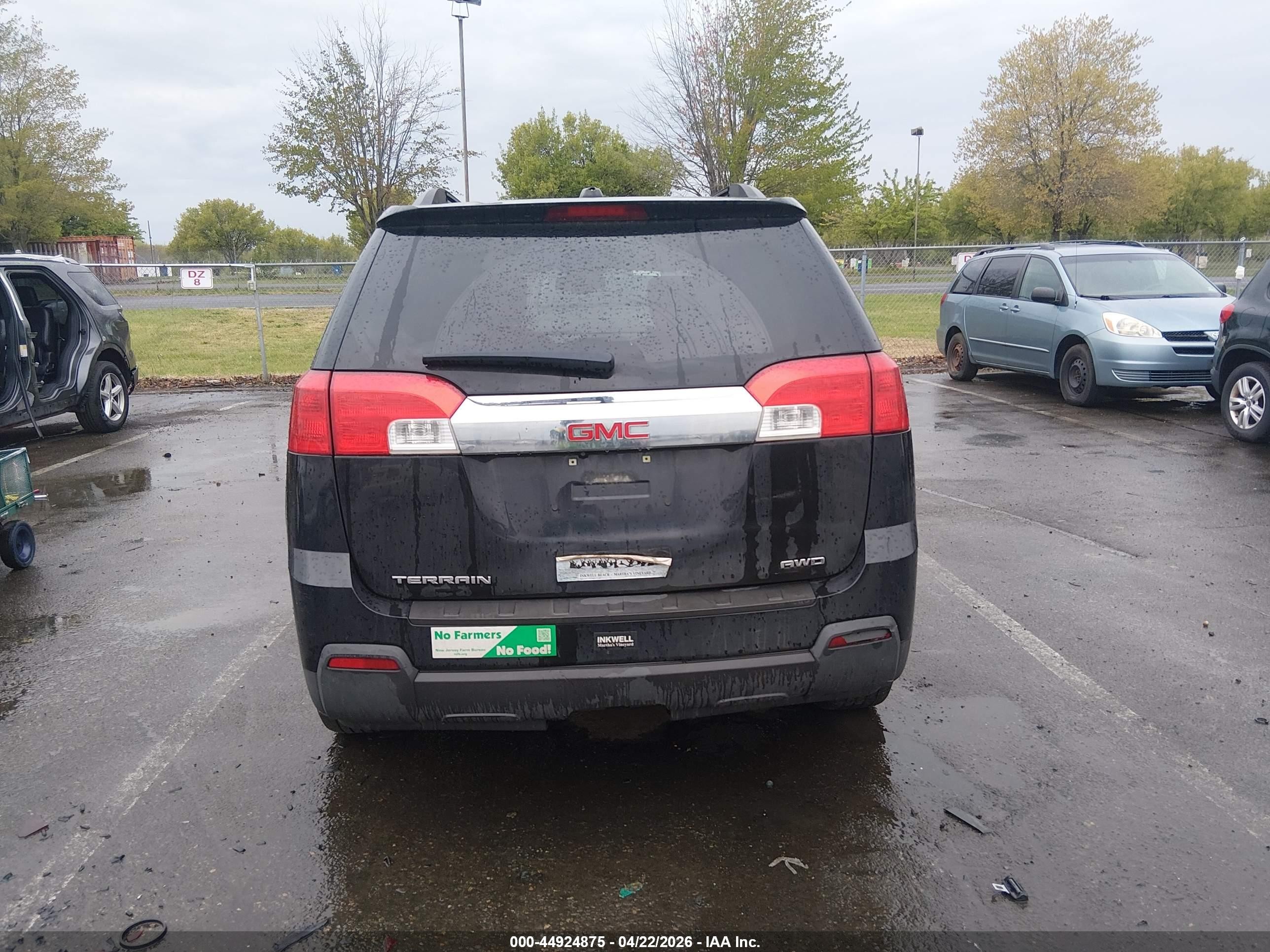 2015 Gmc Terrain Slt-1 Black vin: 2GKFLXEK2F6364218
