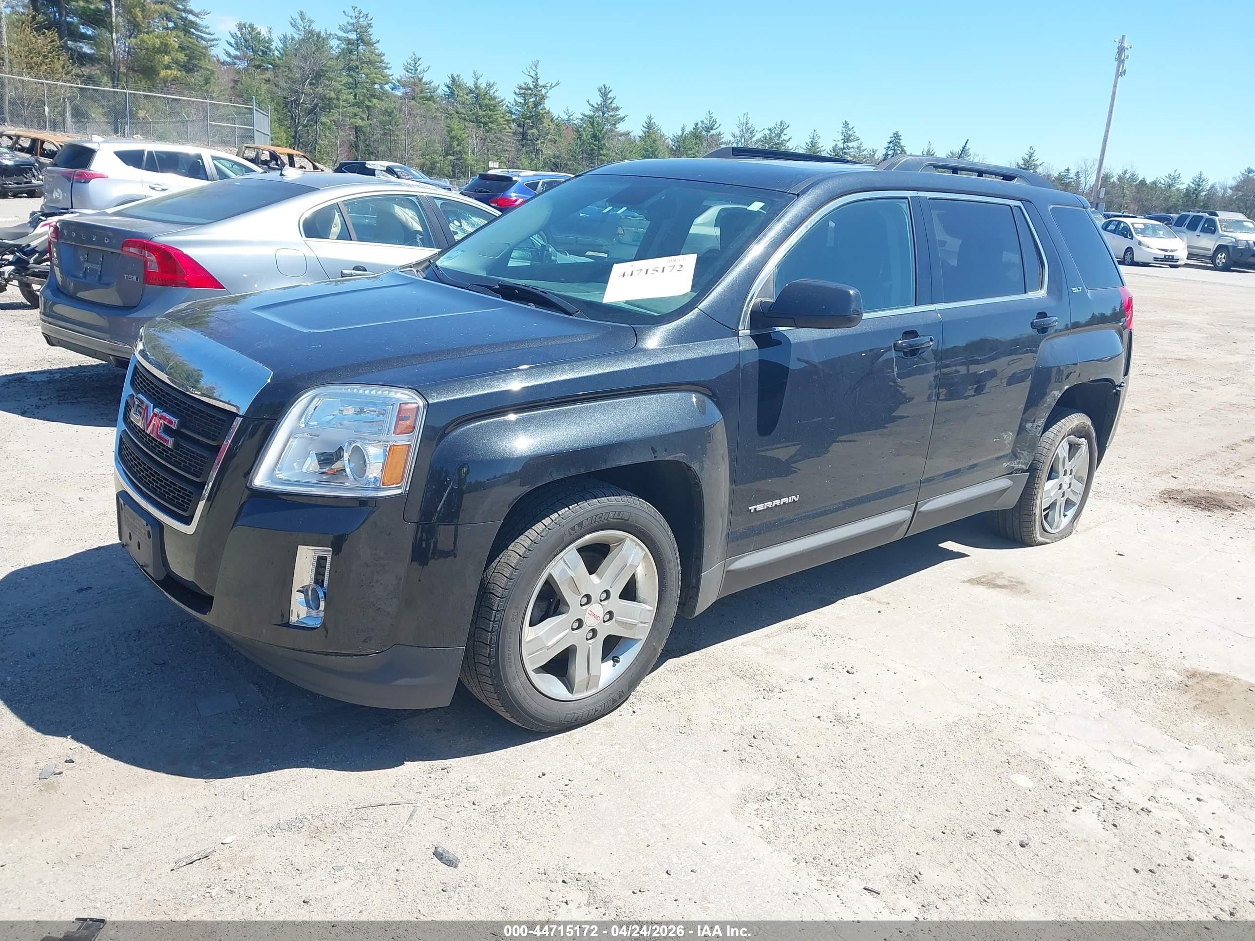 2014 Gmc Terrain Slt-1 Черный vin: 2GKFLXEK3E6136534
