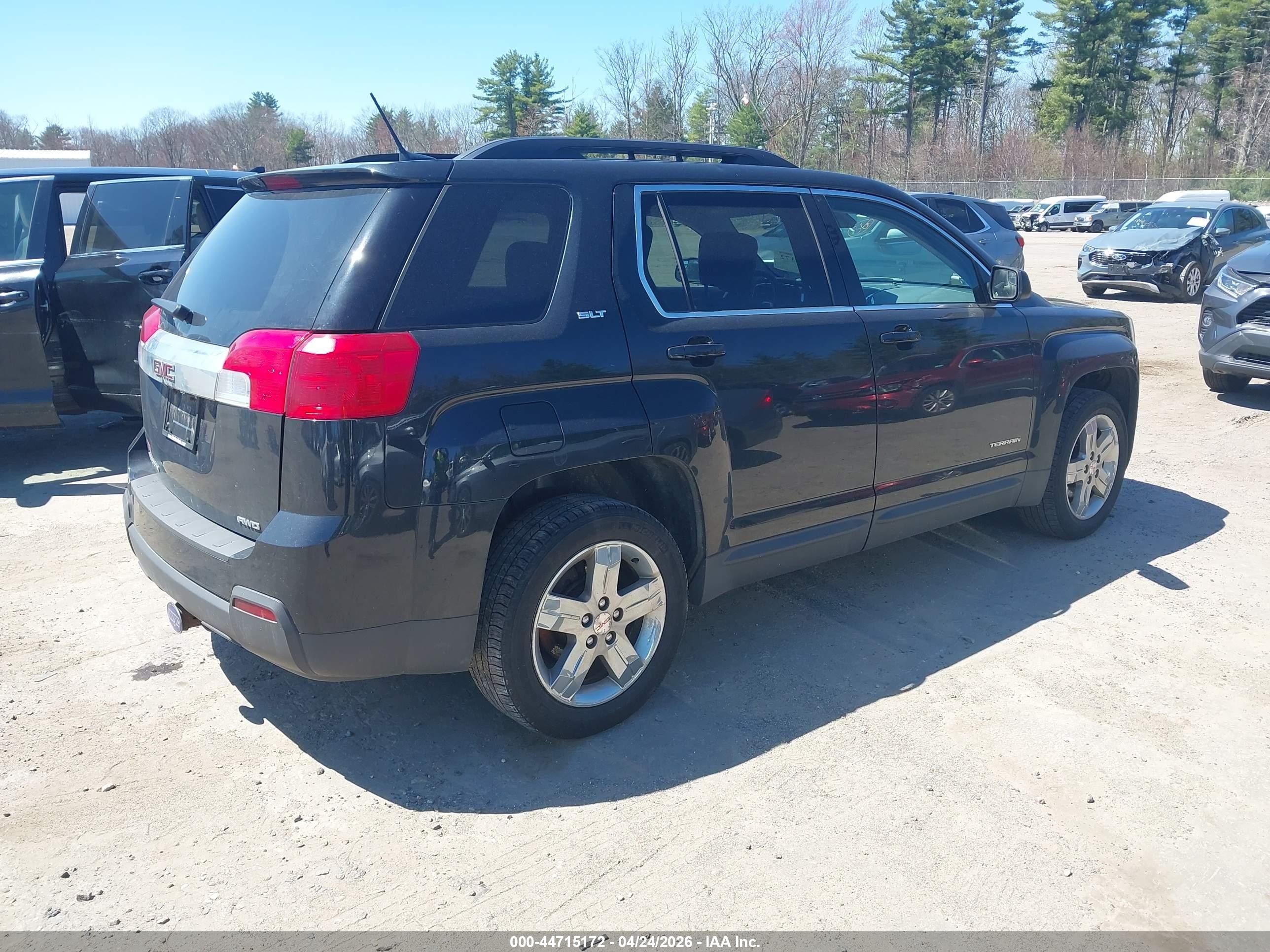 2014 Gmc Terrain Slt-1 Черный vin: 2GKFLXEK3E6136534