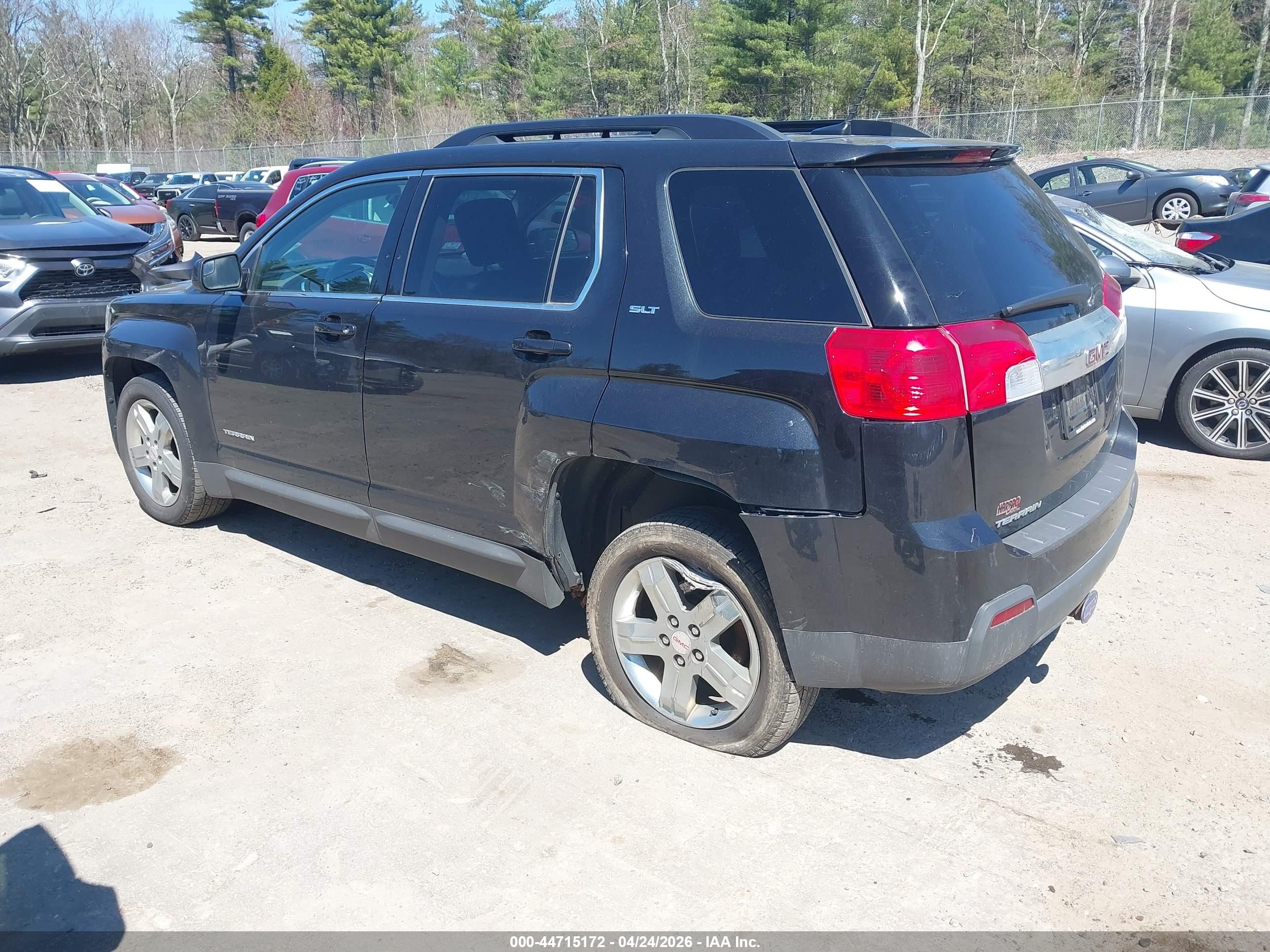 2014 Gmc Terrain Slt-1 Черный vin: 2GKFLXEK3E6136534