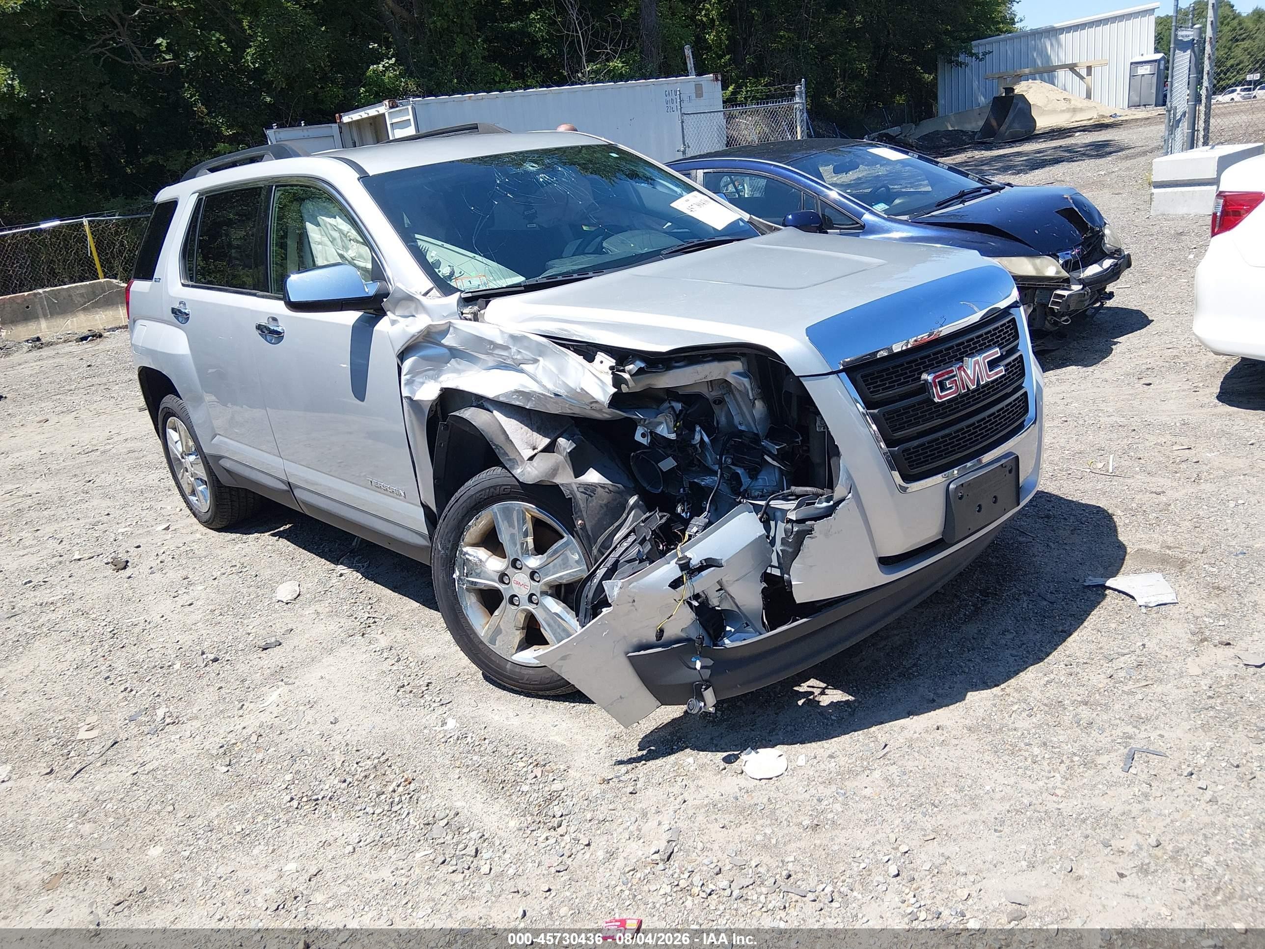 2015 Gmc Terrain Slt-1 Silver vin: 2GKFLXEK3F6181264