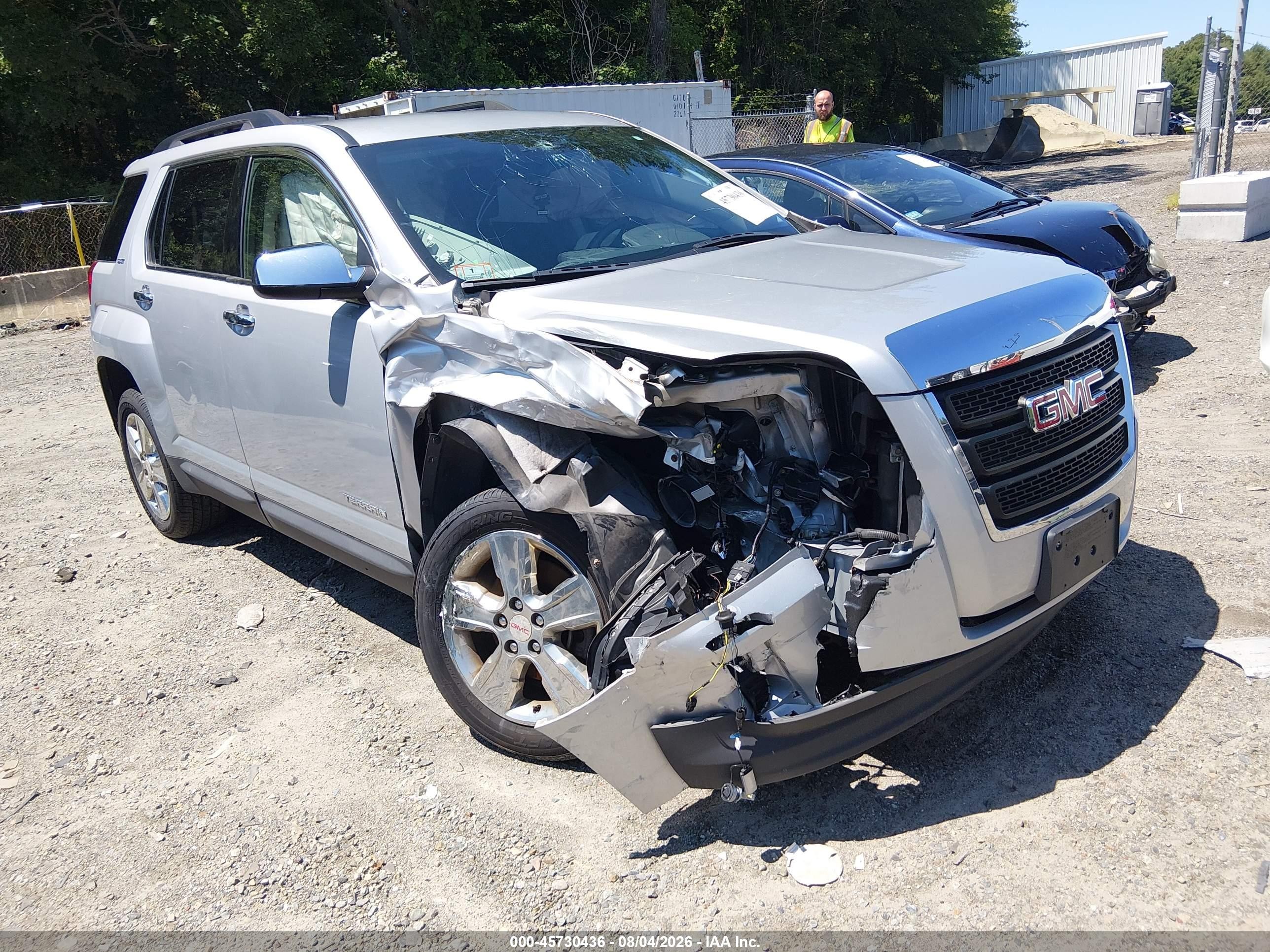 2015 Gmc Terrain Slt-1 Silver vin: 2GKFLXEK3F6181264