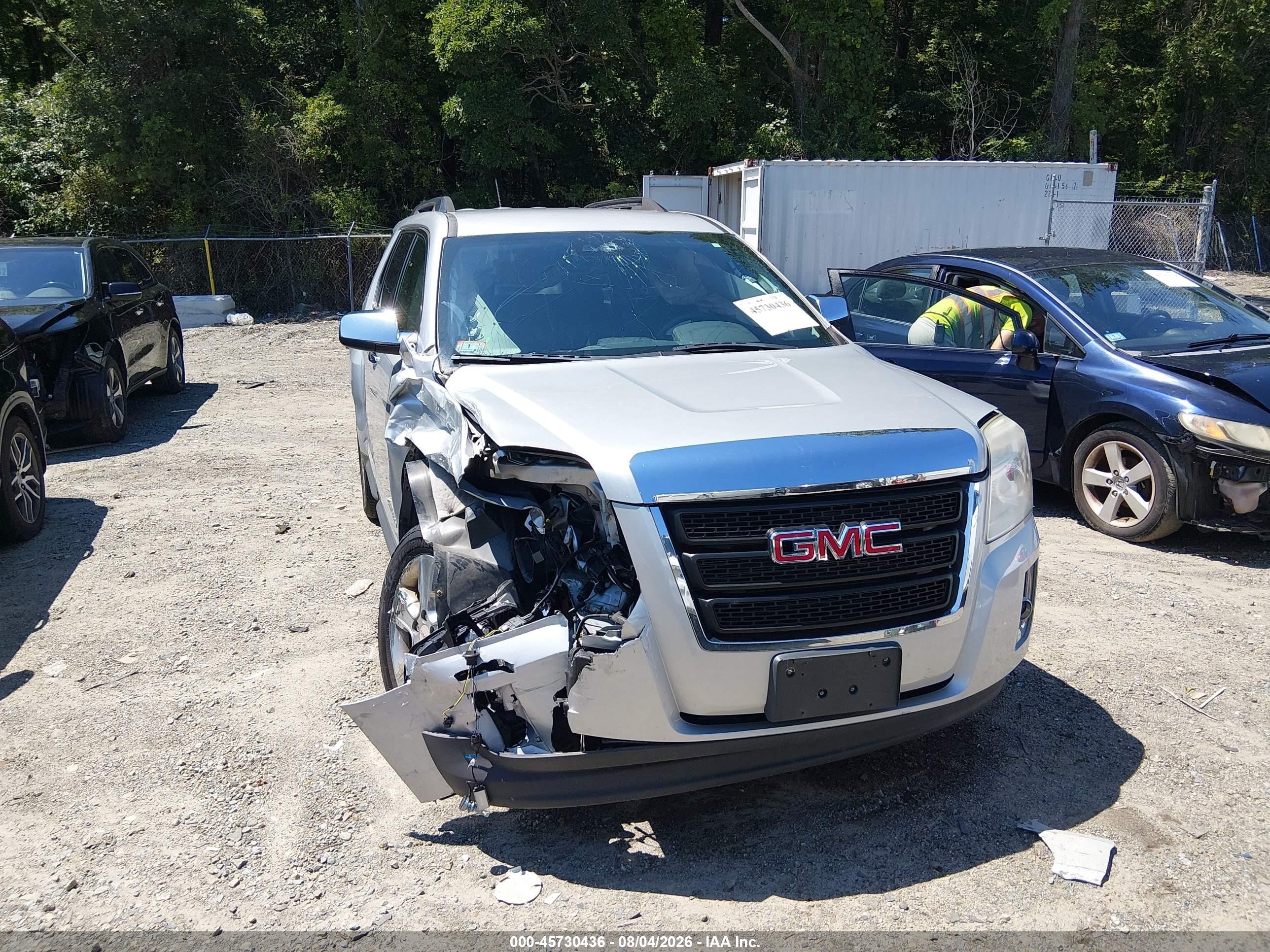 2015 Gmc Terrain Slt-1 Silver vin: 2GKFLXEK3F6181264