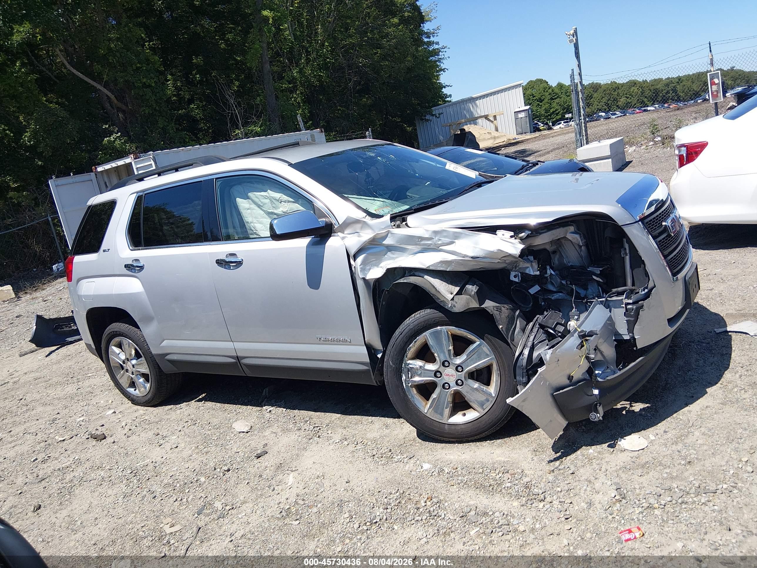 2015 Gmc Terrain Slt-1 Silver vin: 2GKFLXEK3F6181264