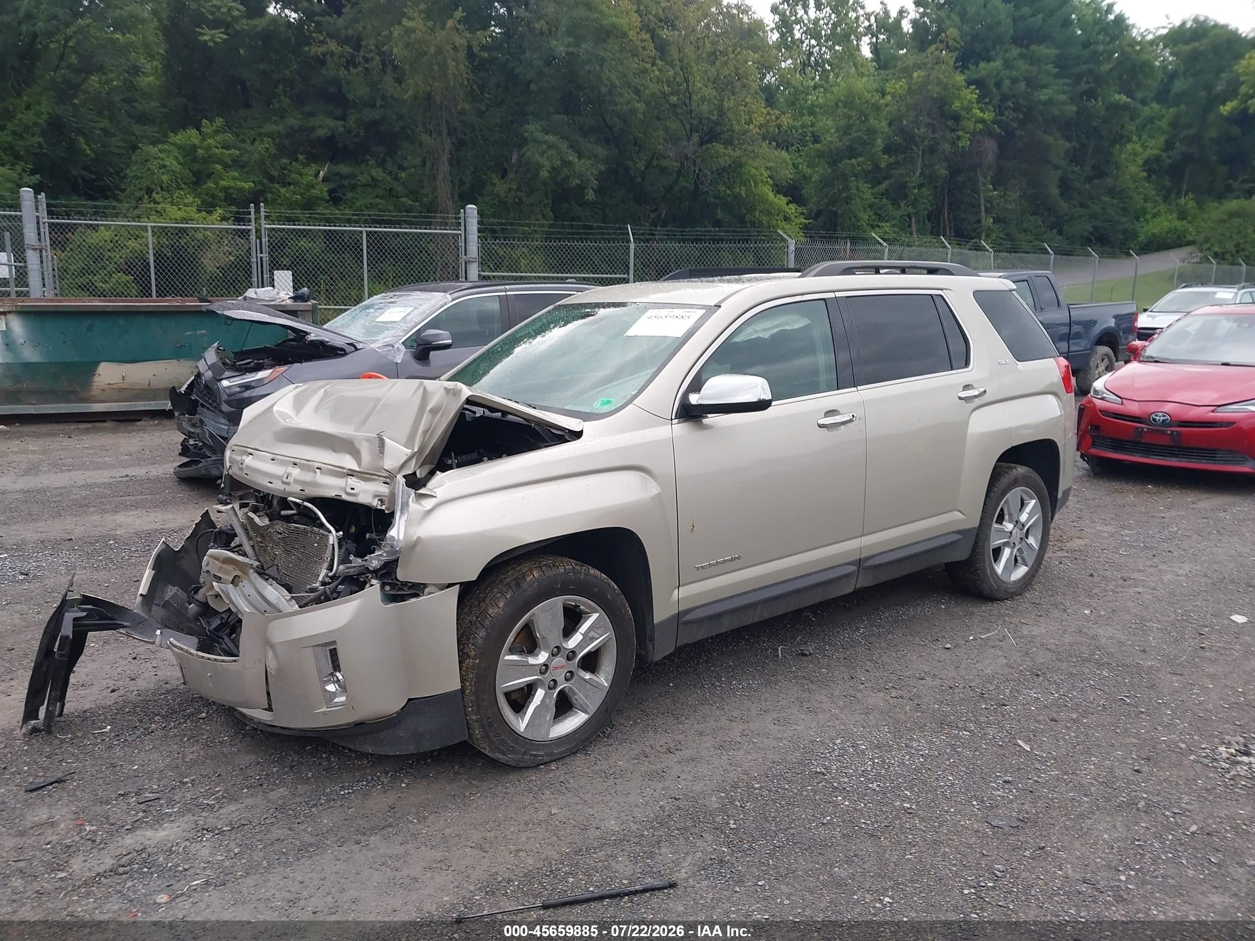 2015 Gmc Terrain Slt-1 Beige vin: 2GKFLXEK3F6220550