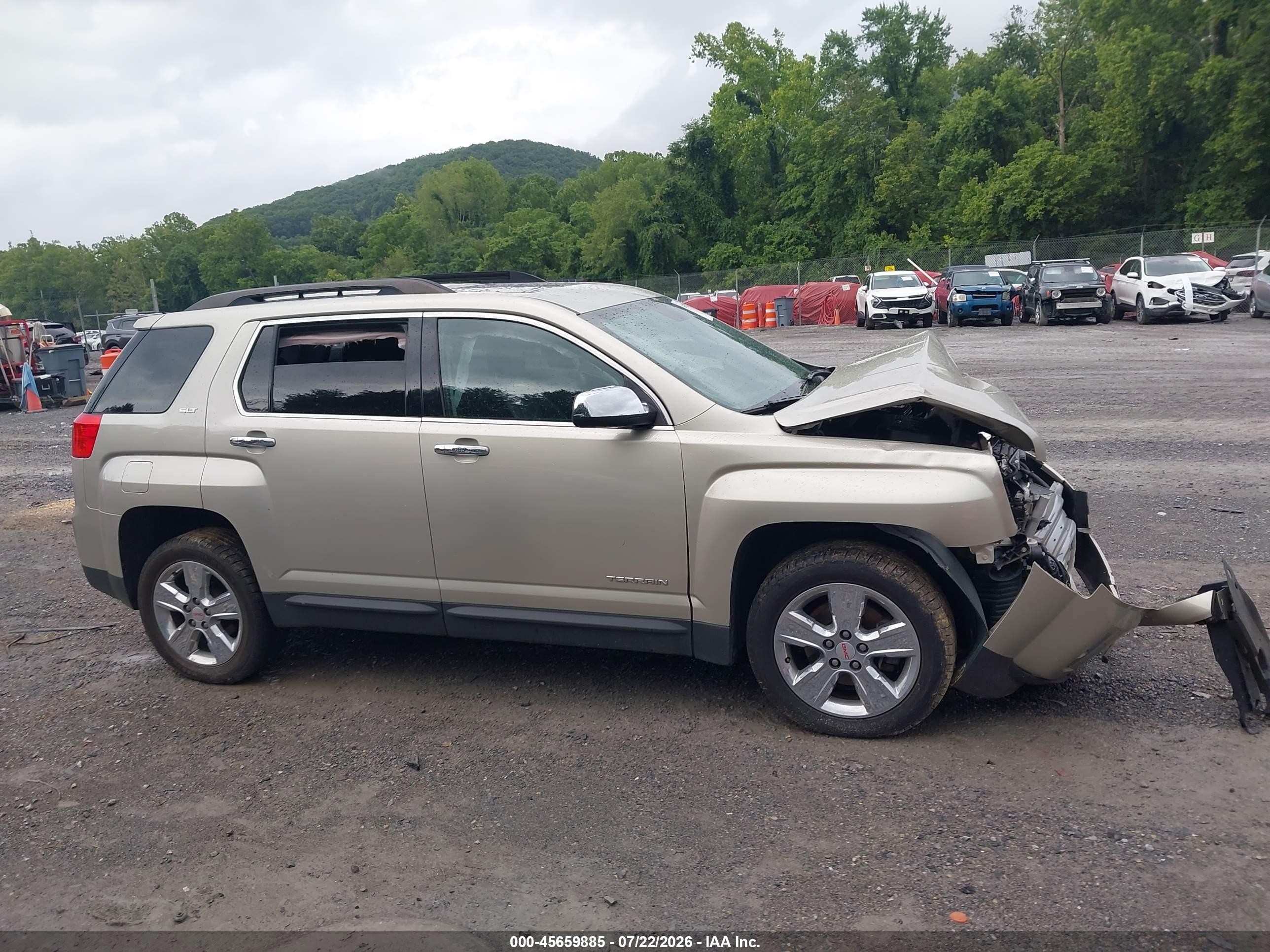 2015 Gmc Terrain Slt-1 Beige vin: 2GKFLXEK3F6220550