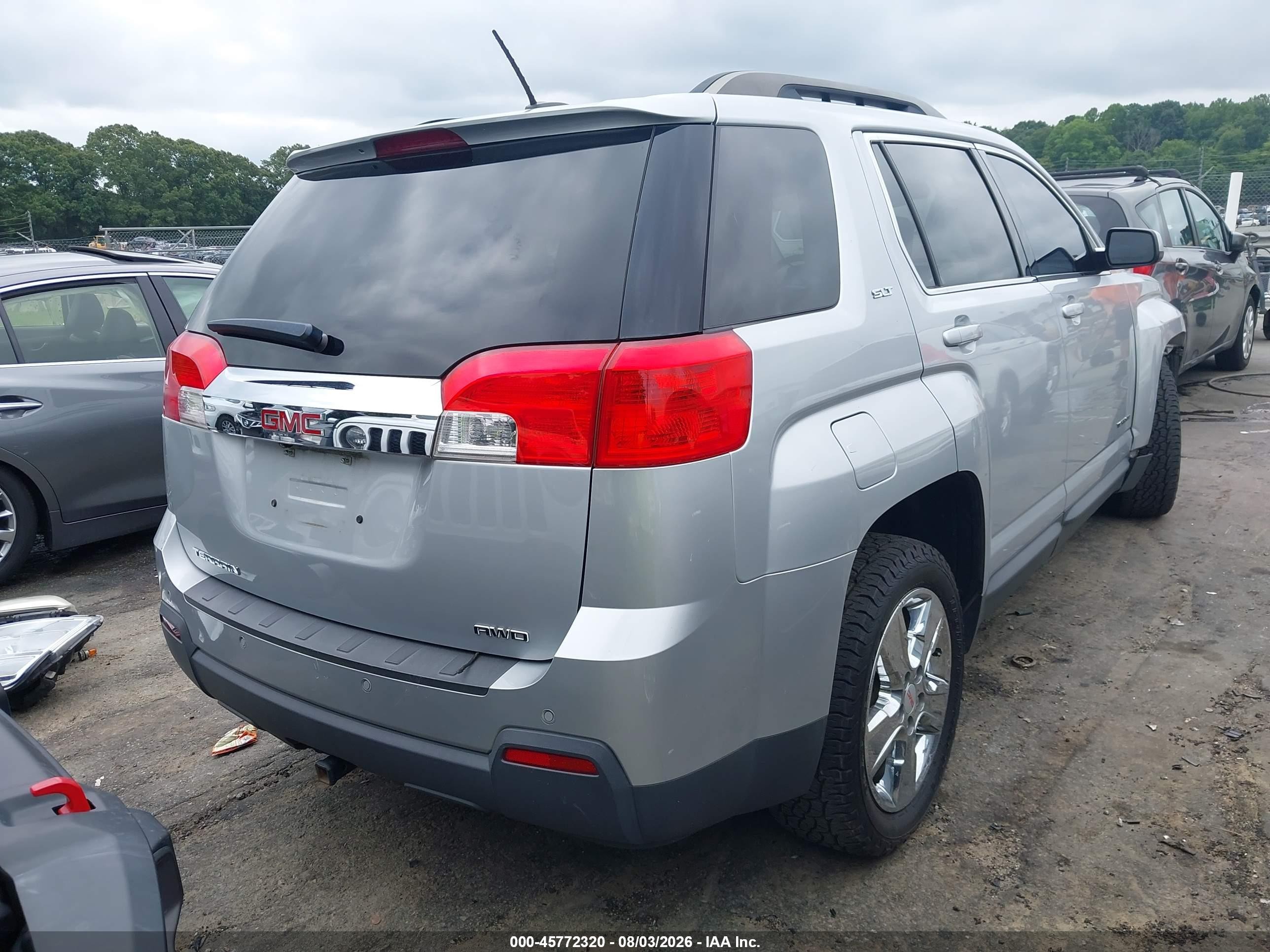 2015 Gmc Terrain Slt-1 Silver vin: 2GKFLXEK3F6345323