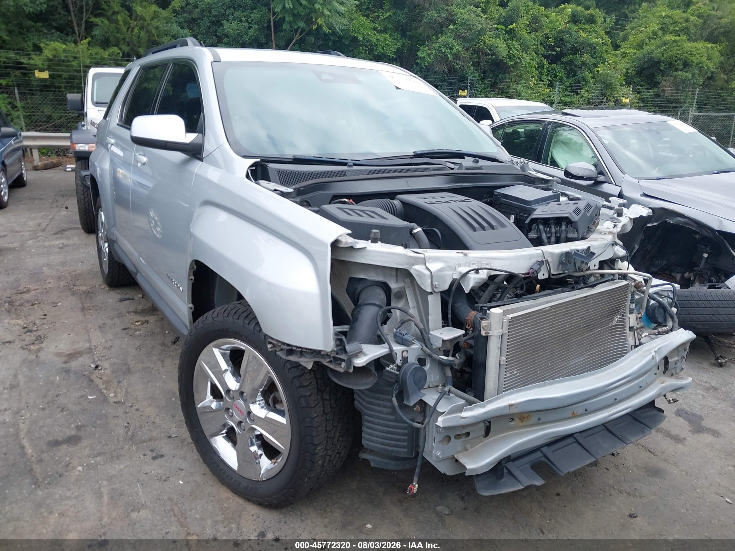 2015 Gmc Terrain Slt-1 Silver vin: 2GKFLXEK3F6345323