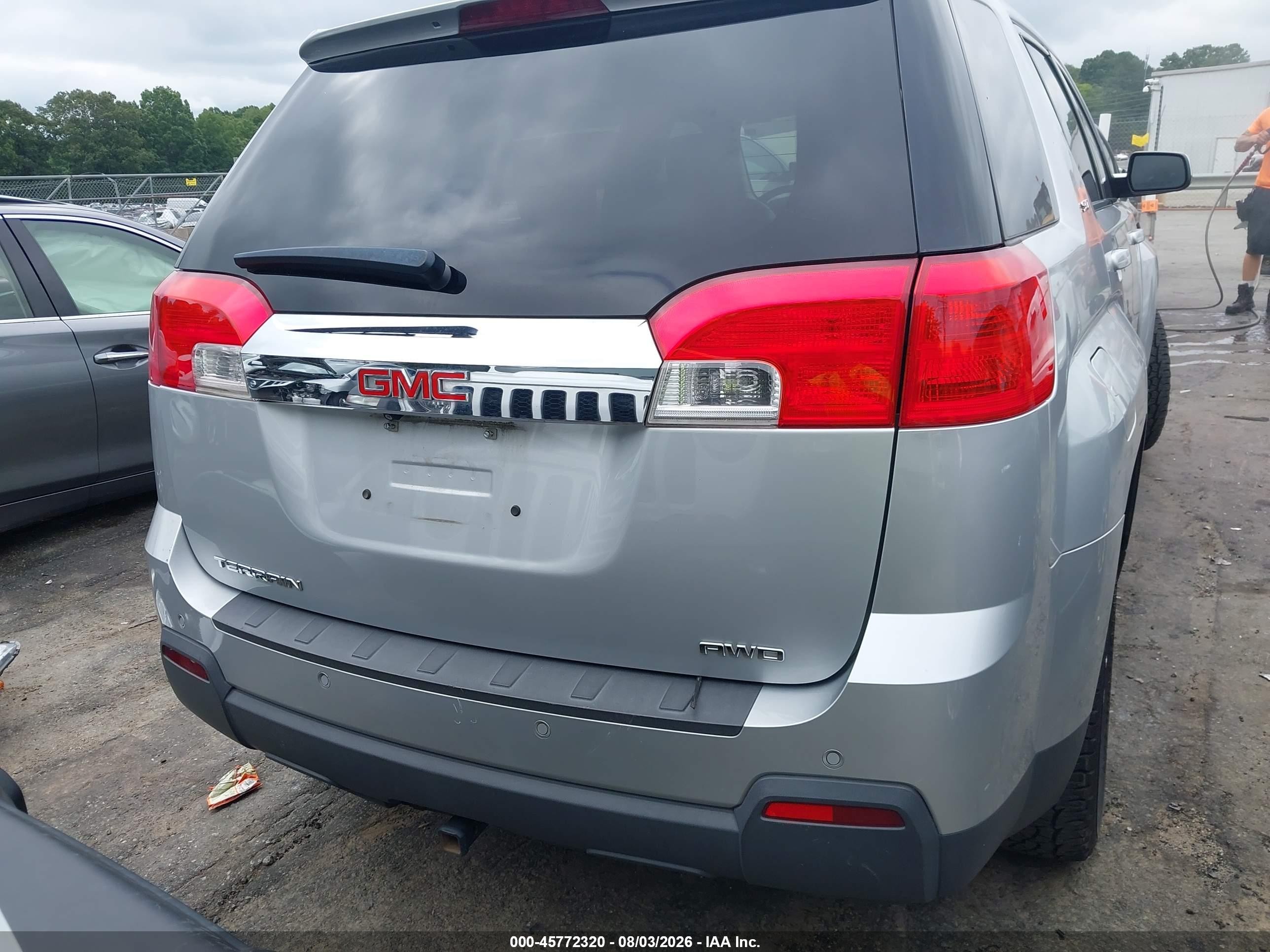 2015 Gmc Terrain Slt-1 Silver vin: 2GKFLXEK3F6345323