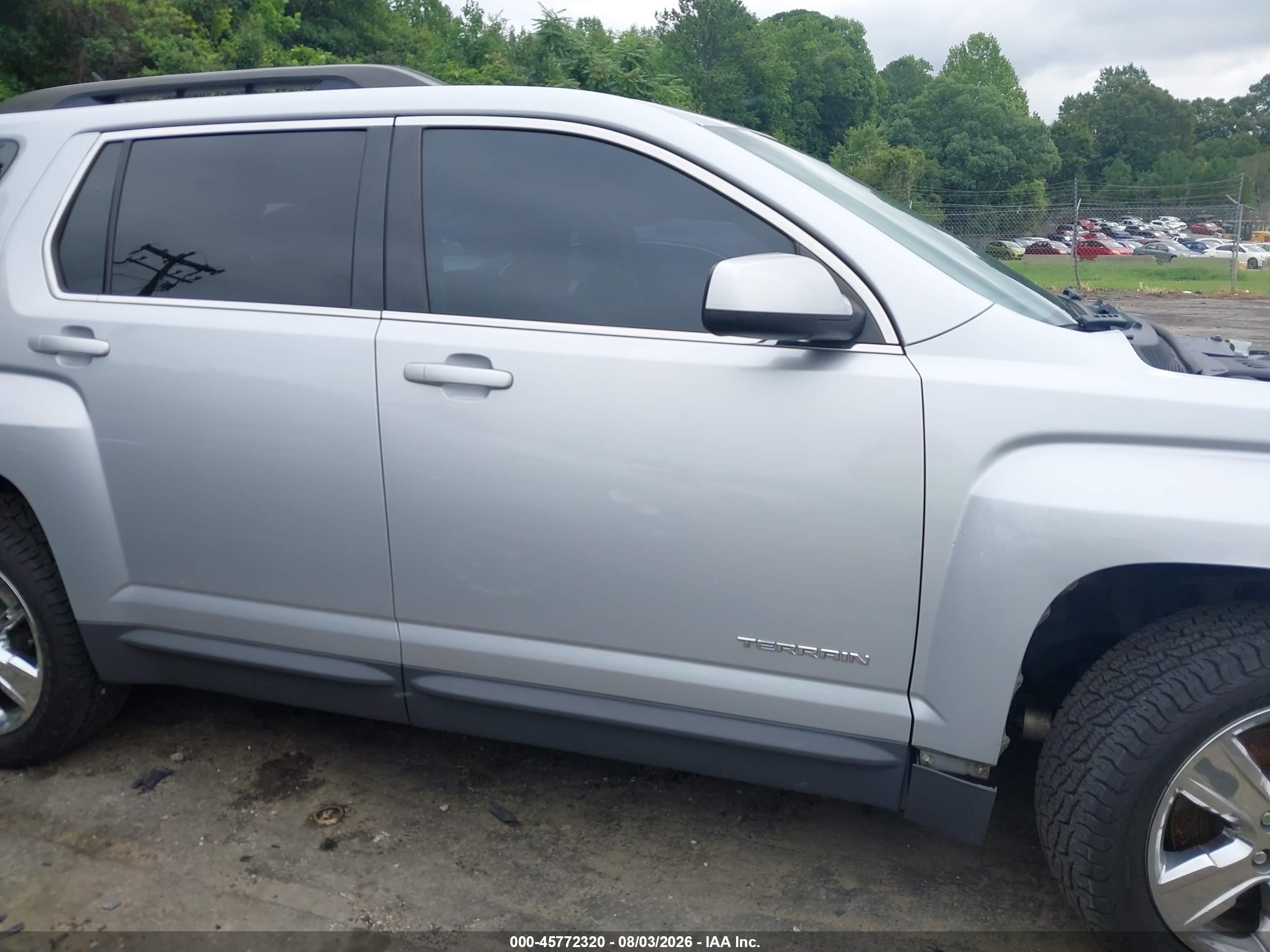 2015 Gmc Terrain Slt-1 Silver vin: 2GKFLXEK3F6345323