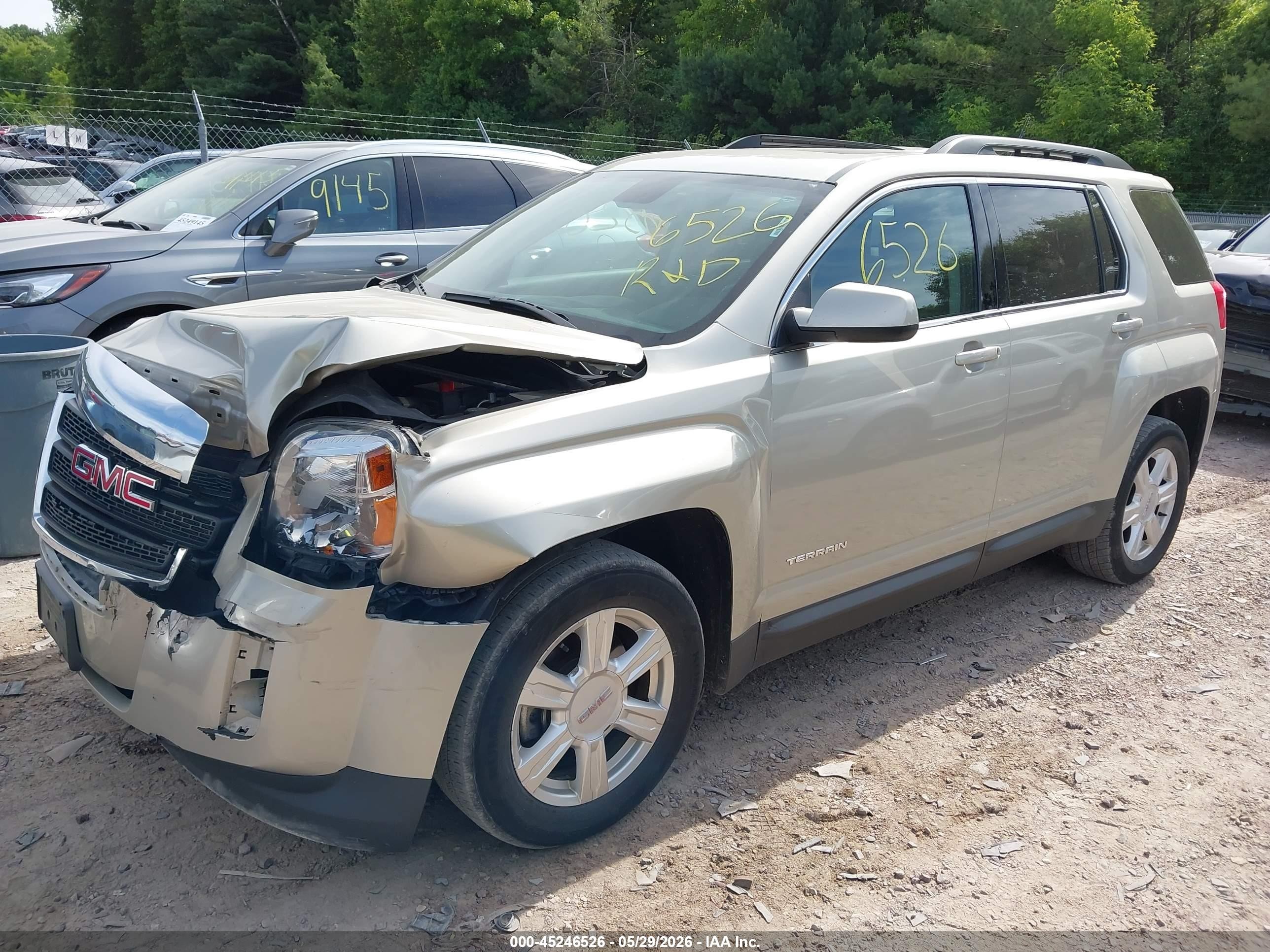 2014 Gmc Terrain Slt-1 Champagne vin: 2GKFLXEK4E6155612