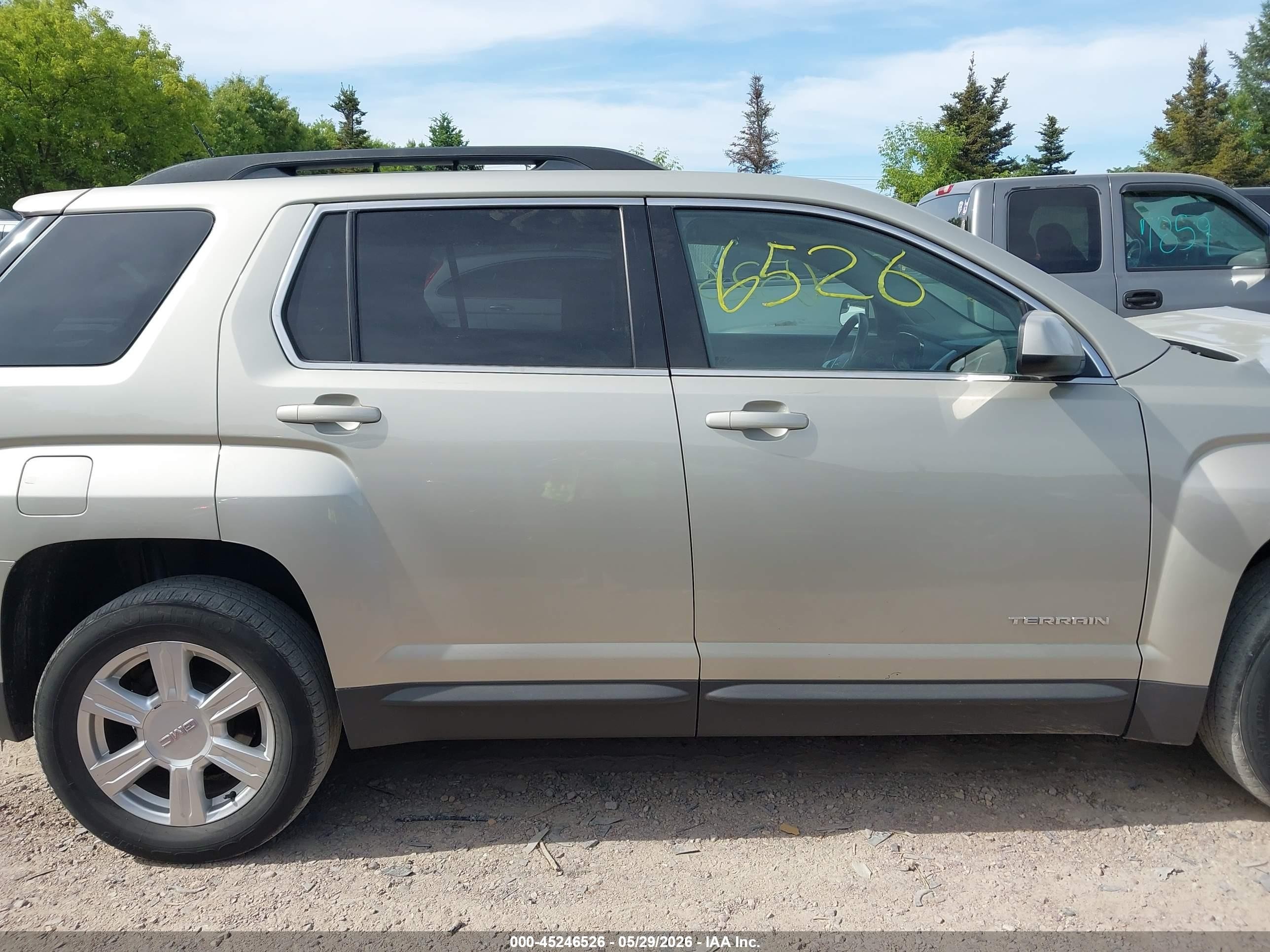 2014 Gmc Terrain Slt-1 Champagne vin: 2GKFLXEK4E6155612