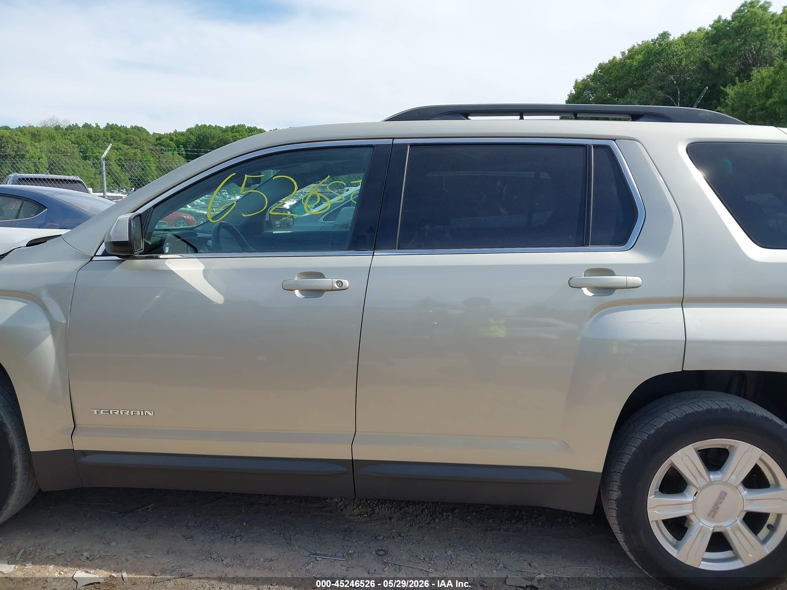 2014 Gmc Terrain Slt-1 Champagne vin: 2GKFLXEK4E6155612