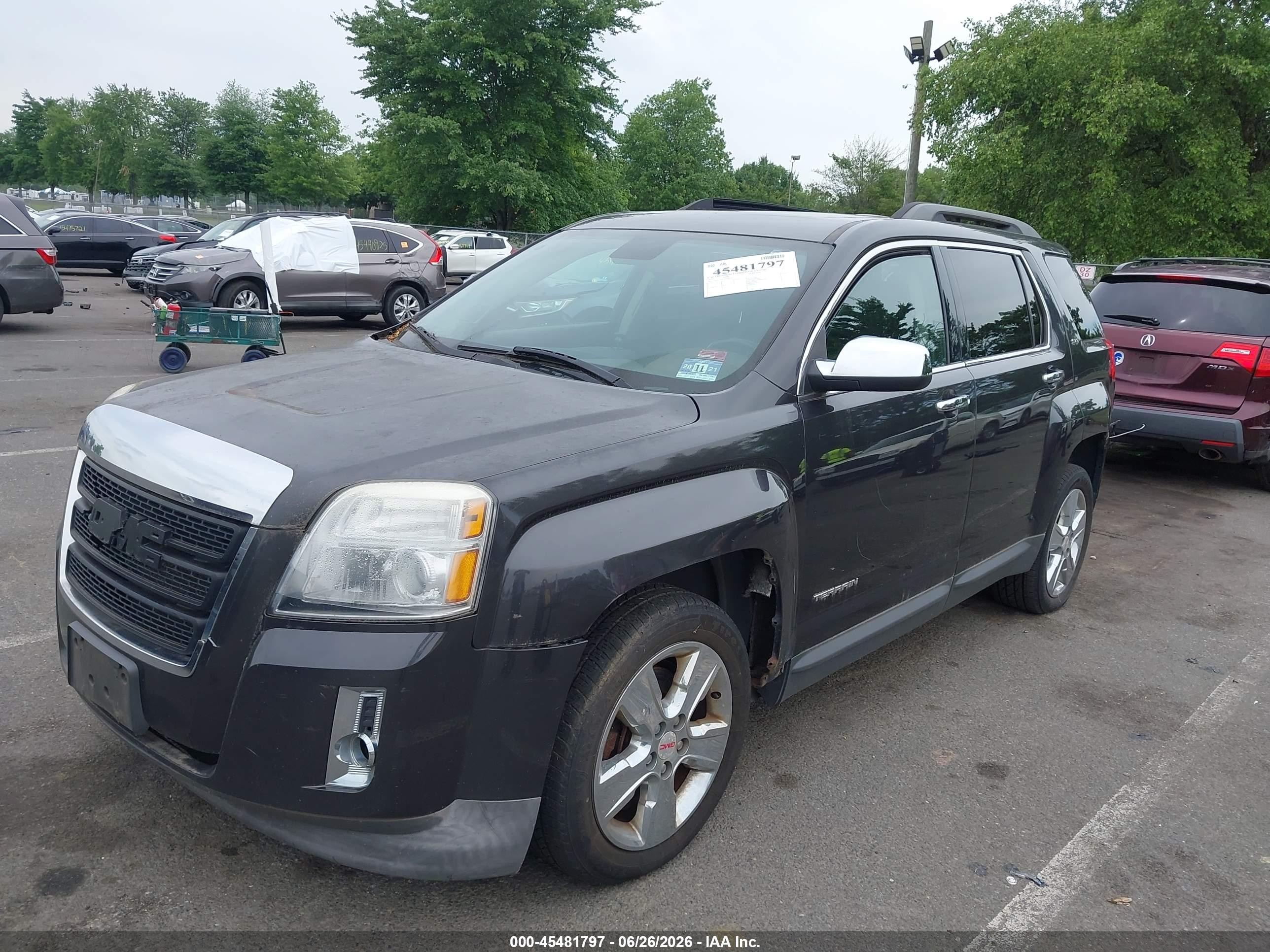 2015 Gmc Terrain Slt-1 Gray vin: 2GKFLXEK4F6208245