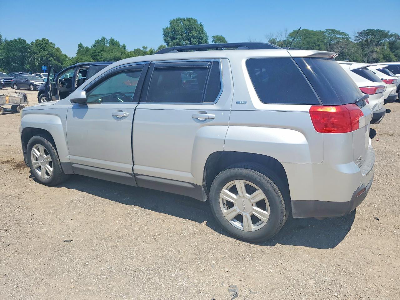 2014 Gmc Terrain Slt Серебряный vin: 2GKFLXEK5E6232780