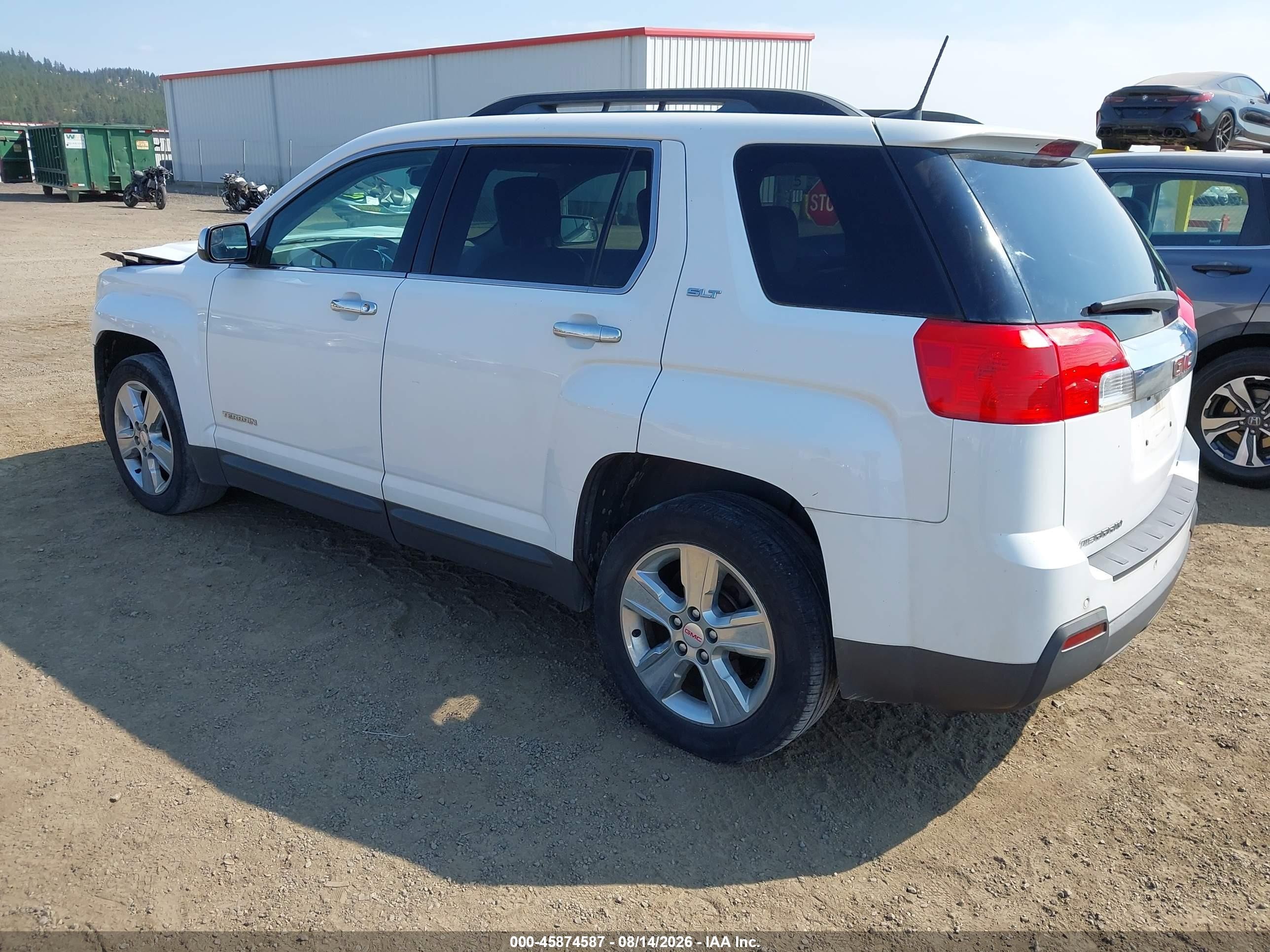 2014 Gmc Terrain Slt-1 White vin: 2GKFLXEK5E6310782