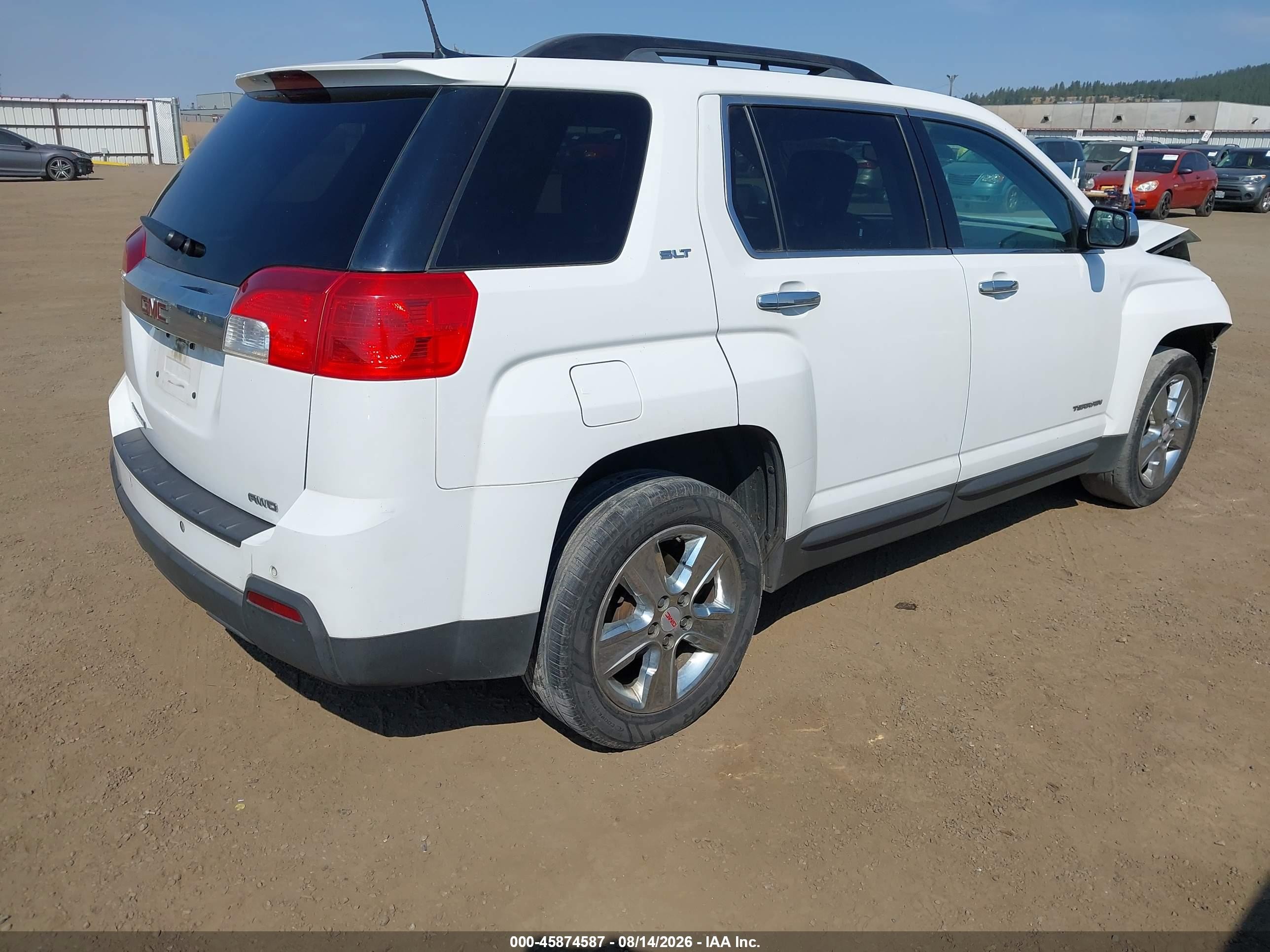 2014 Gmc Terrain Slt-1 White vin: 2GKFLXEK5E6310782