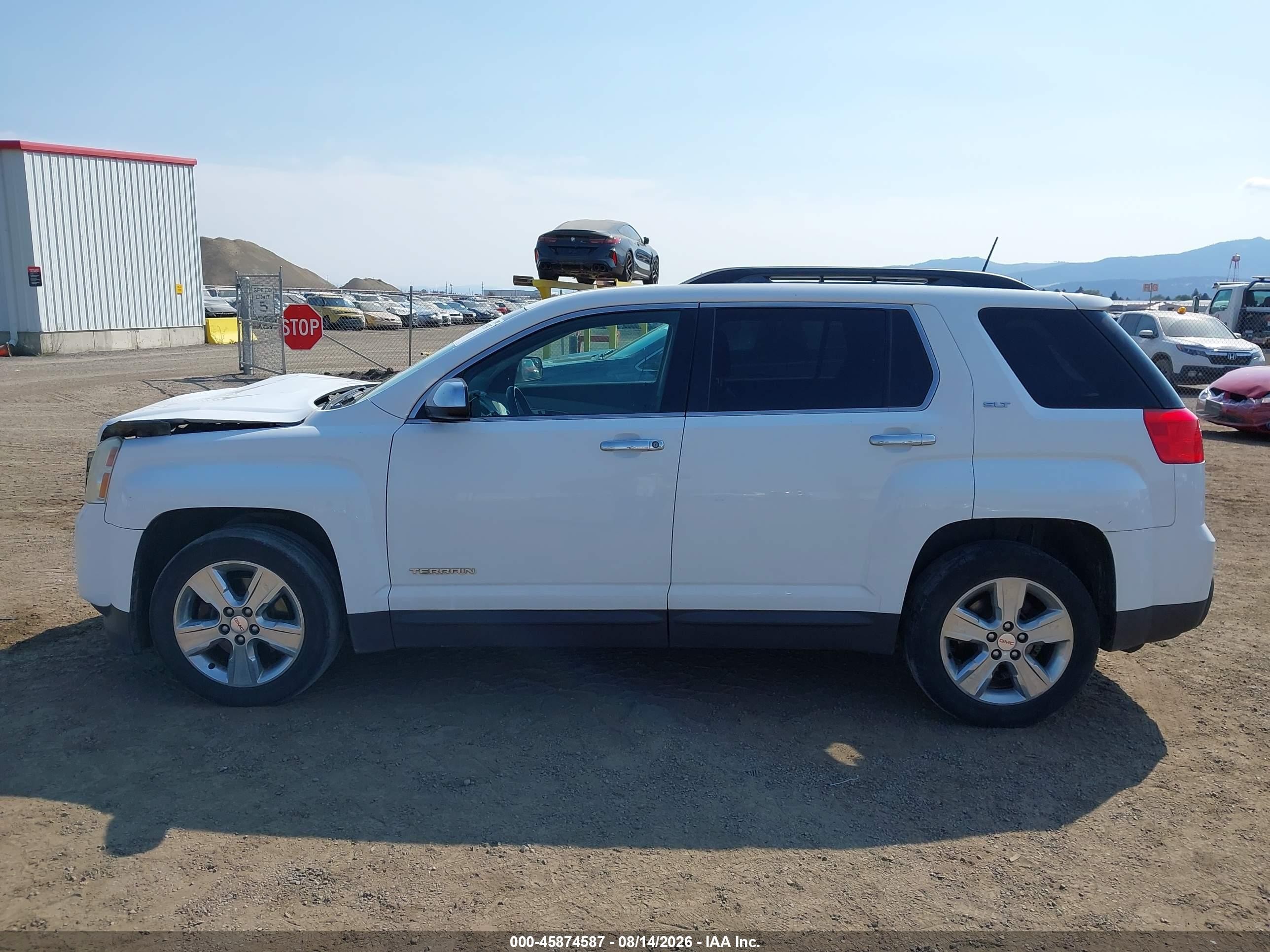 2014 Gmc Terrain Slt-1 White vin: 2GKFLXEK5E6310782